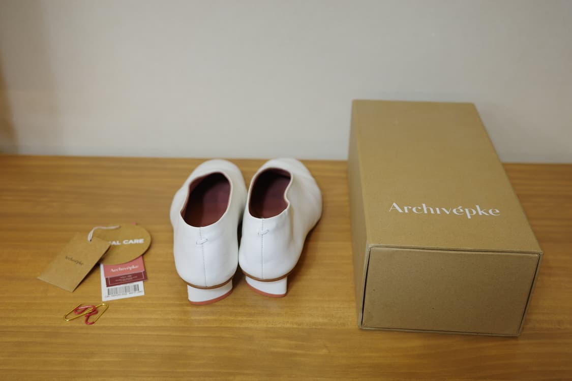 아카이브앱크 화이트 구두 250mm 상품이미지8