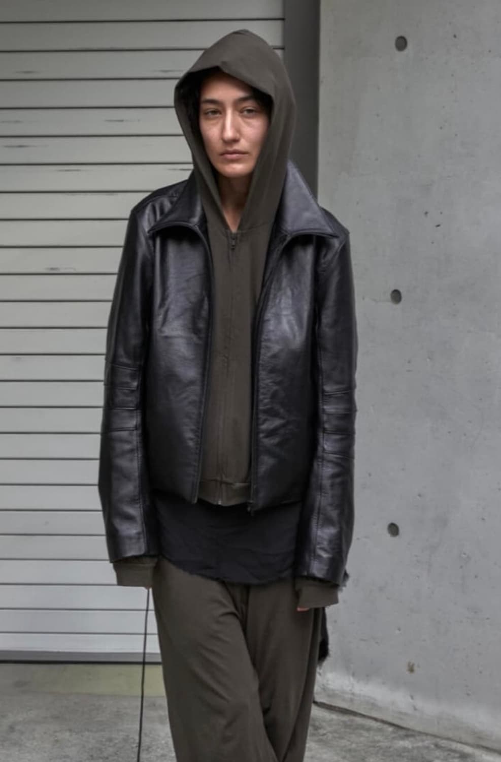 [3] mudule 레더 자켓 상품이미지1