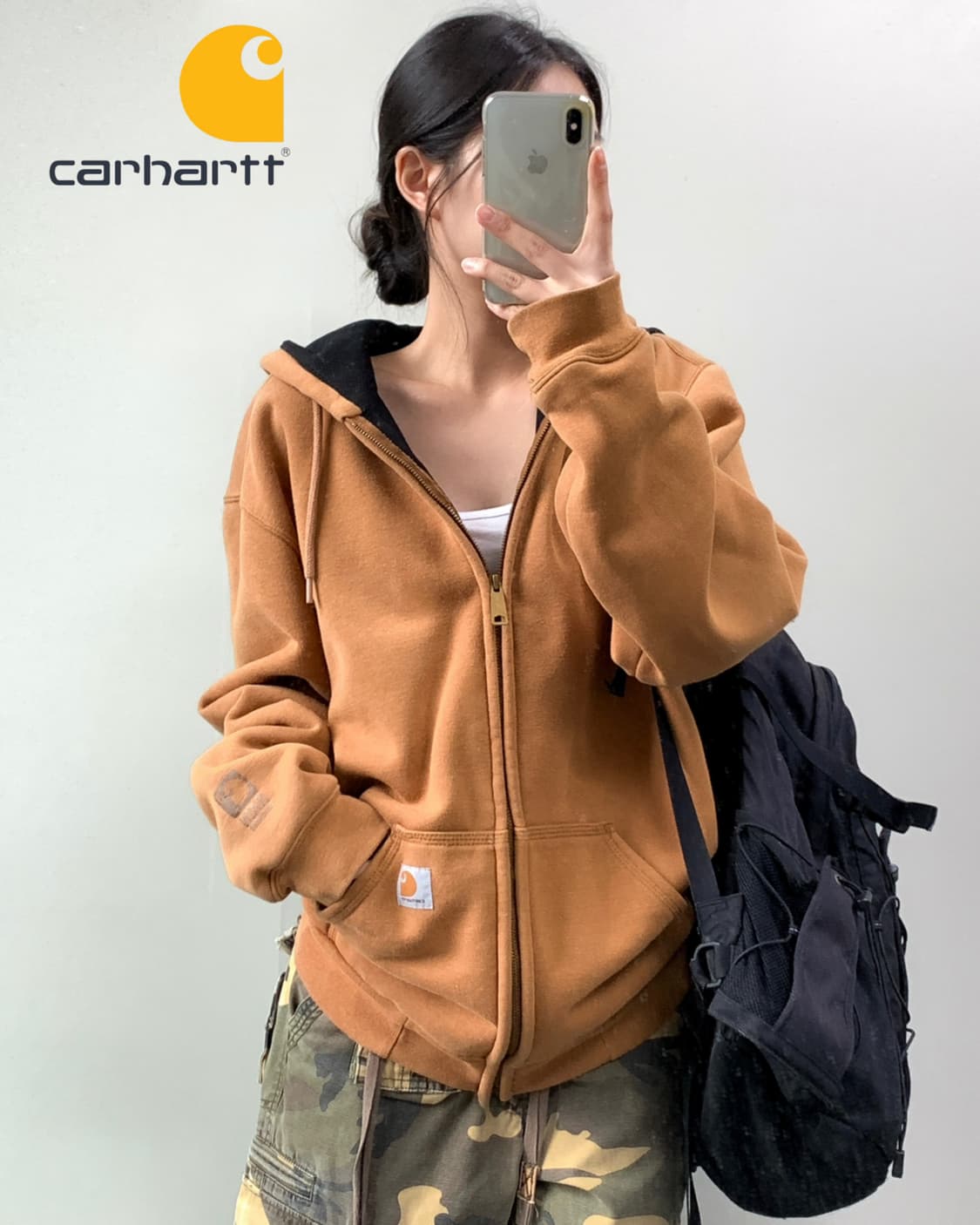 칼하트 써멀 후드집업 상품이미지2