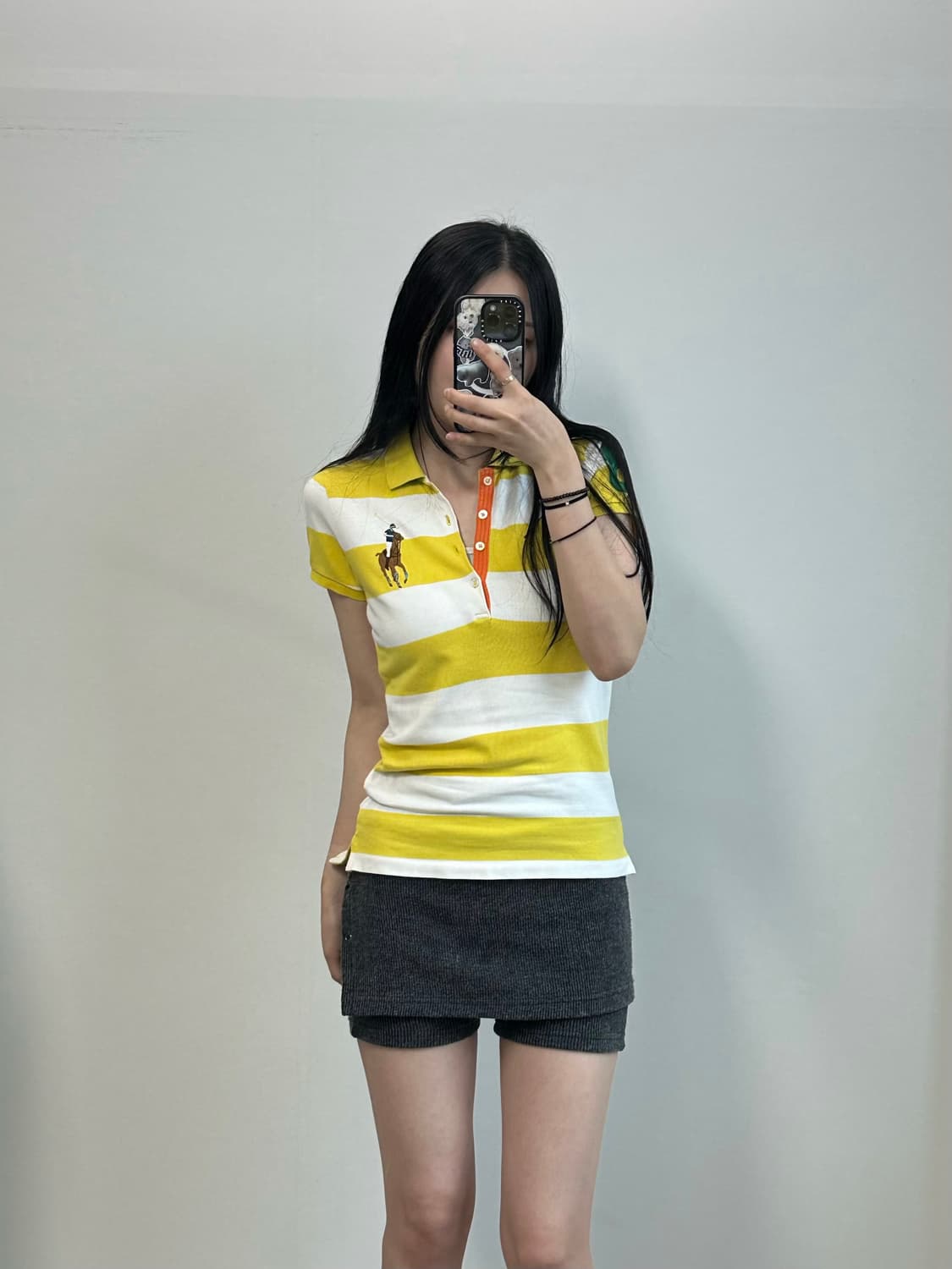 폴로 랄프로렌 빅포니 단가라 반팔 피케 카라 티셔츠 상품이미지1