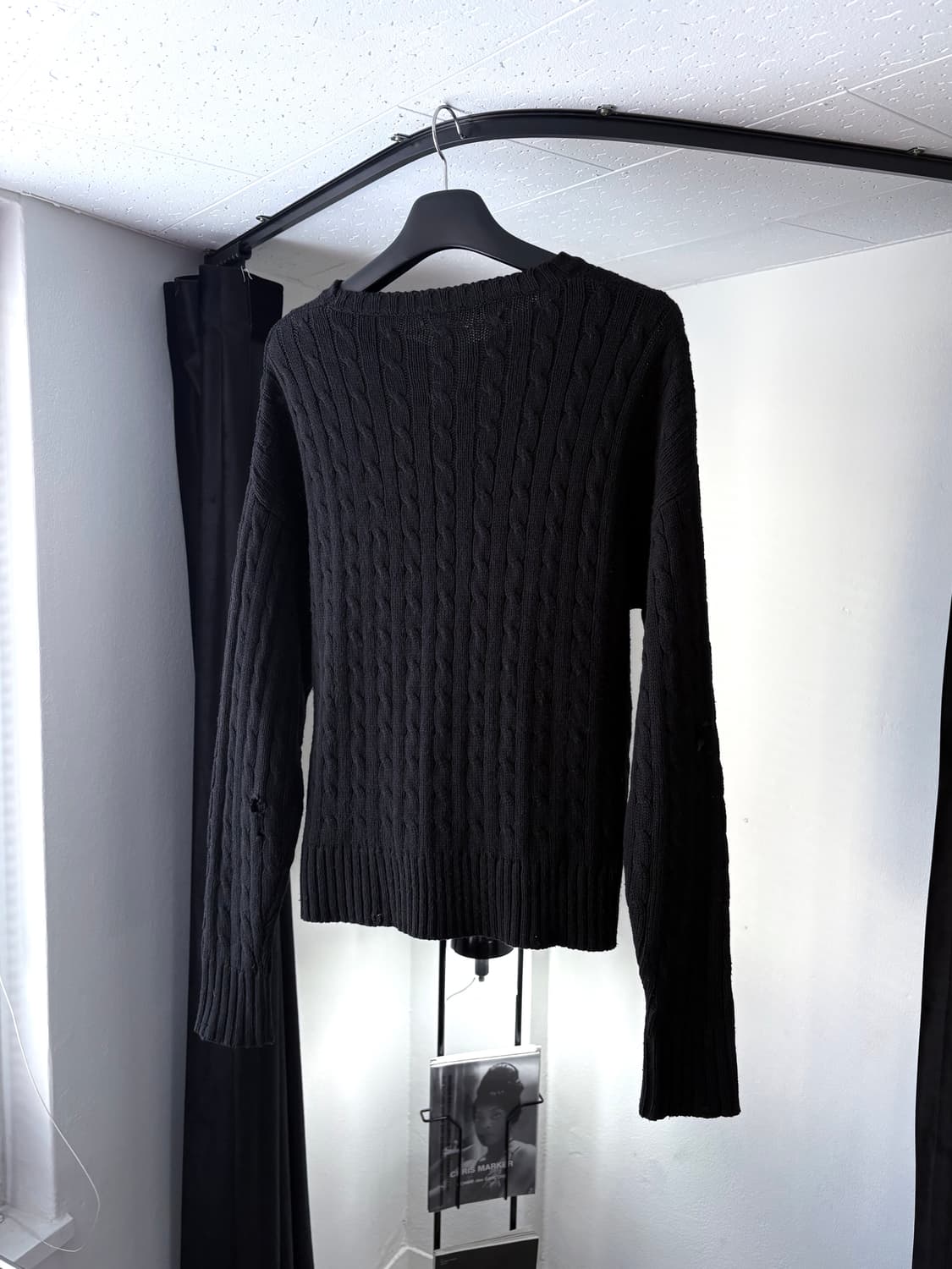 [M] 예스터데이 투모로우 케이블 디스트레스 니트 상품이미지5