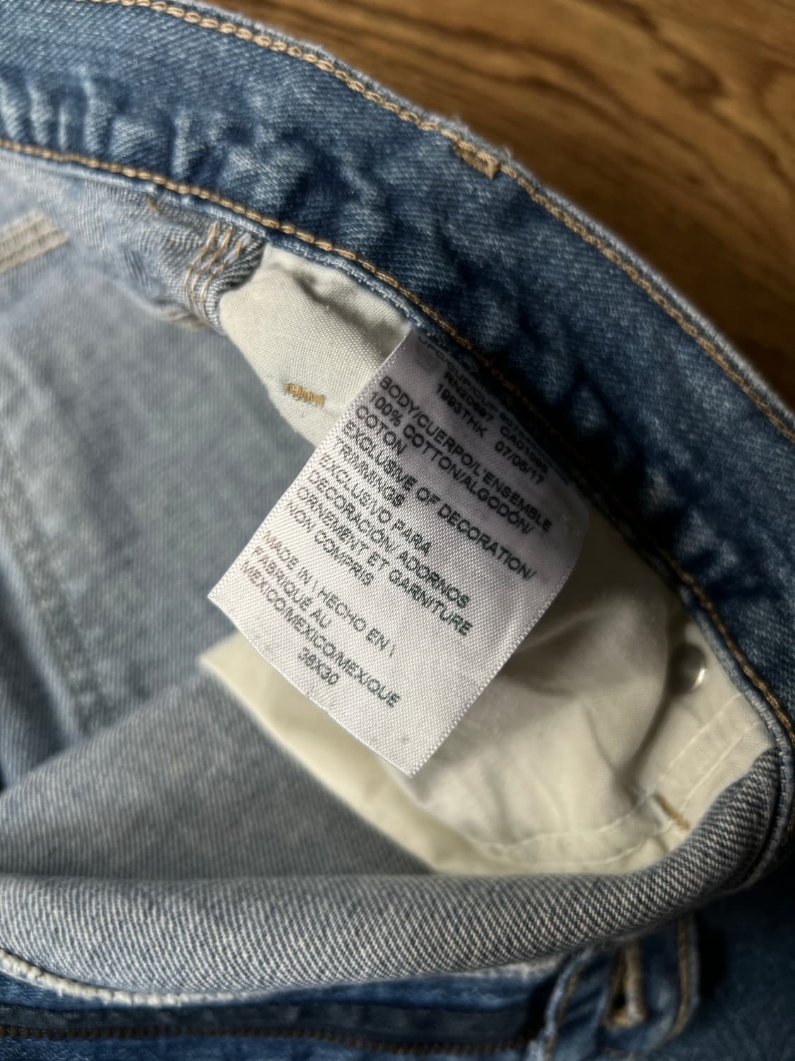 [38]디키즈 USA 미디엄블루 워싱 싱글니 카펜터 워크 데님 팬츠 상품이미지5