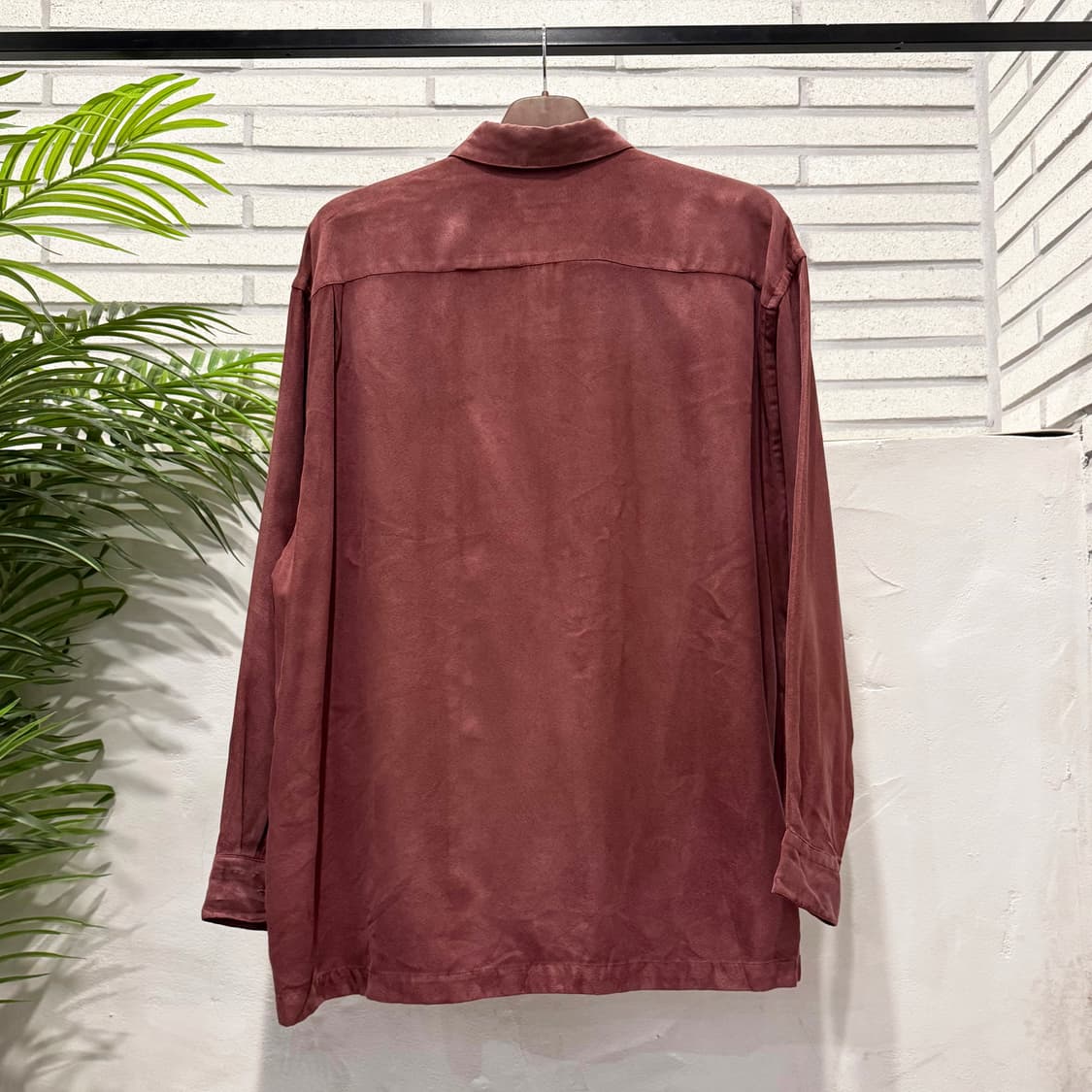 VAN HEUSAEN 반 휴센 웰메이드 소프트 스웨이드셔츠 투포켓 디테일 상품이미지3