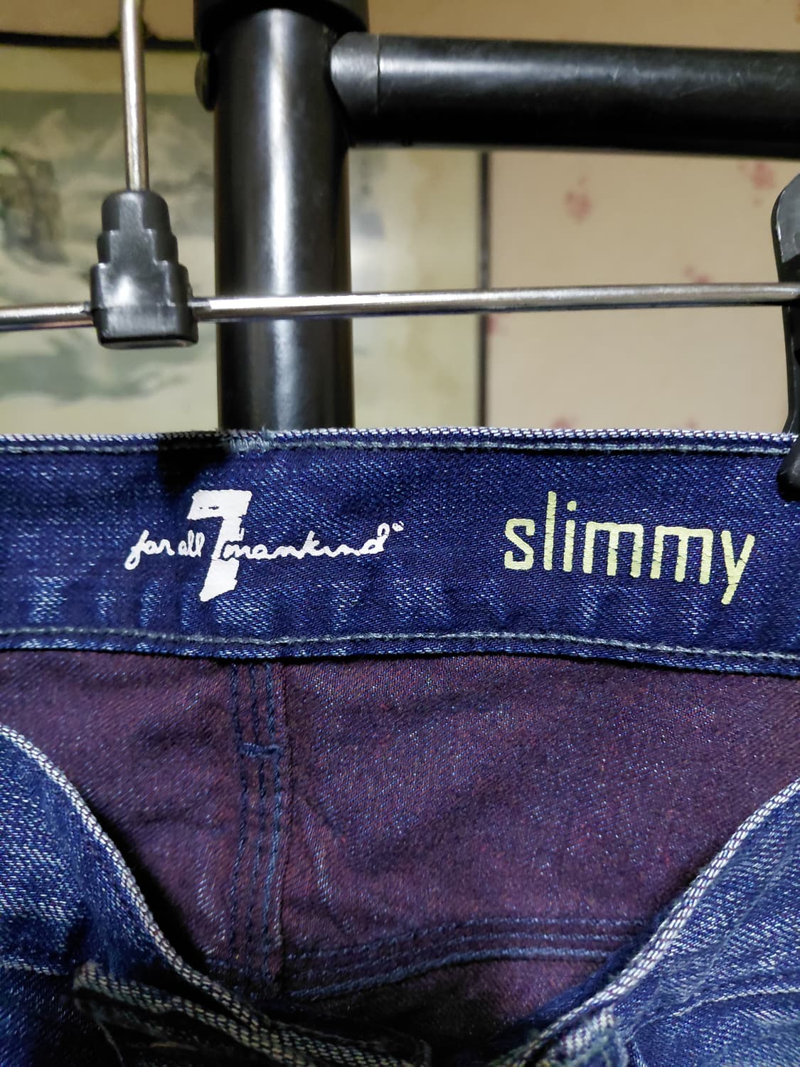 [세븐진]슬림 스트레이트핏 데님 청바지 36사이즈 상품이미지5