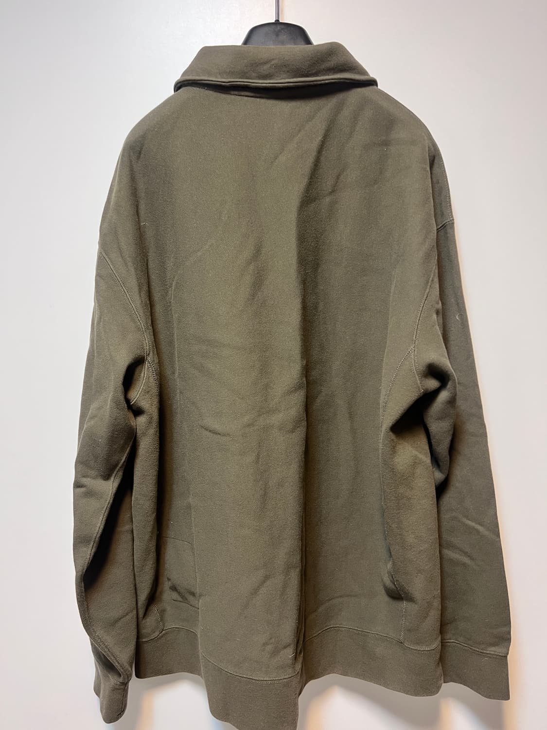 카키스 쿼터 집업 풀오버 브라운 상품이미지3