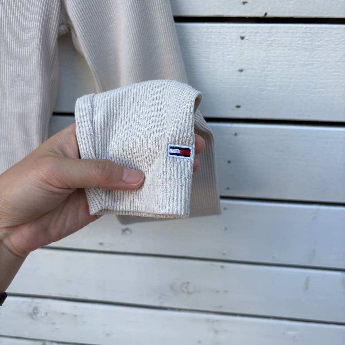 Tommy Hilfiger 타미힐피거 타미진스 크롭 긴팔 티셔츠 상품이미지4