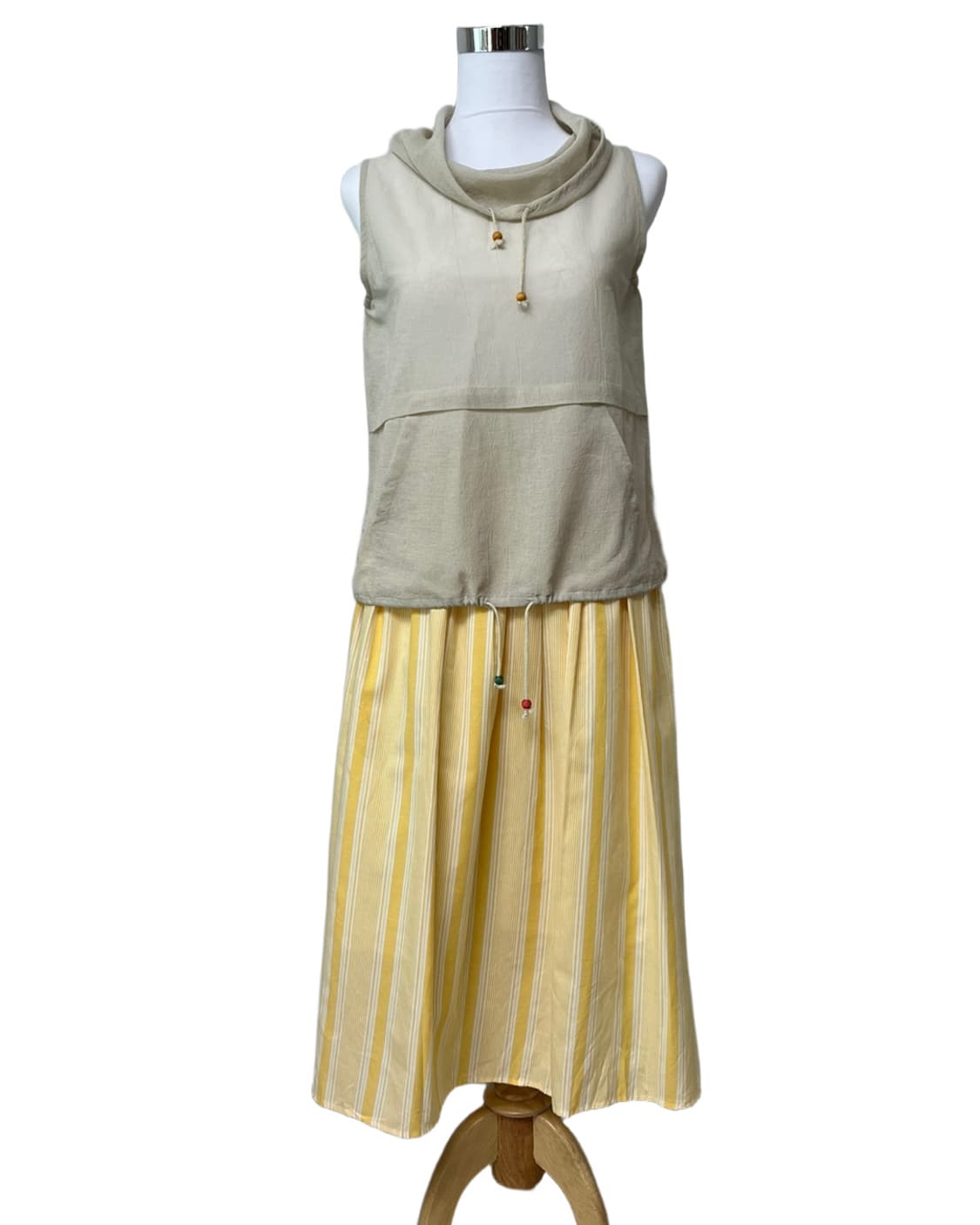 Yellow stripe skirt 상품이미지3