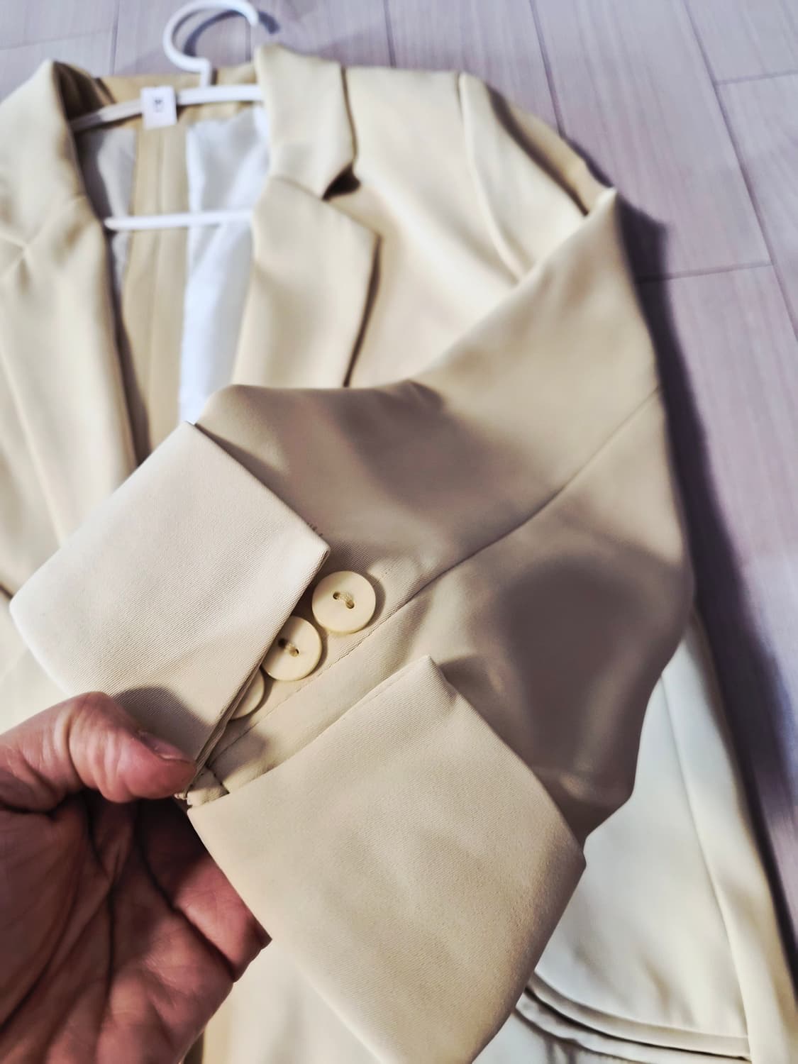 [새상품] 감성 무드  루즈핏 자켓 상품이미지5