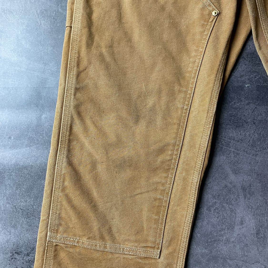 CARHARTT 칼하트 빈티지 카멜 더블니 워크팬츠 상품이미지3