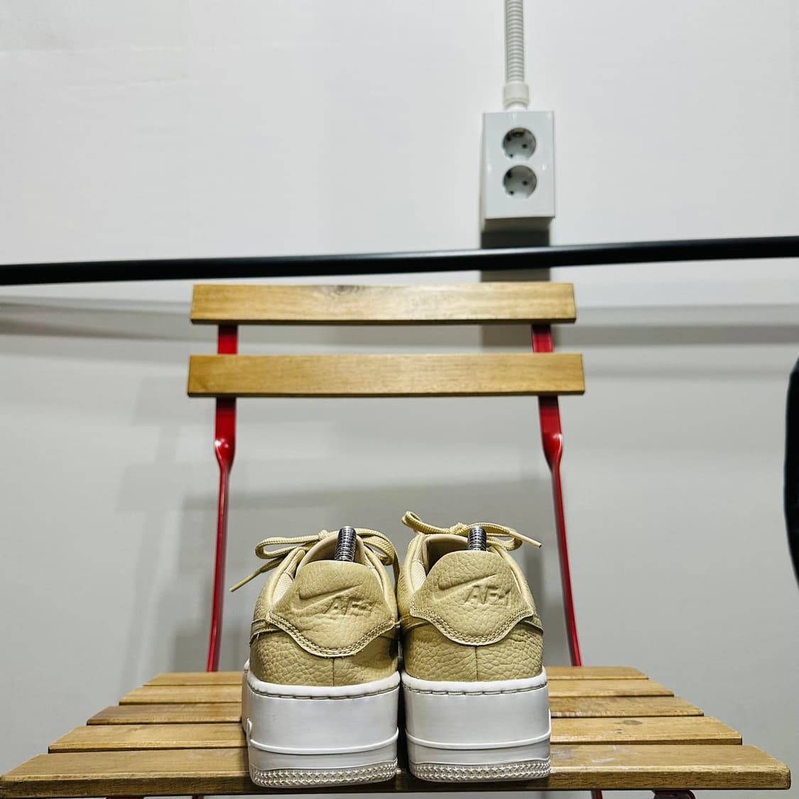 235) 나이키 운동화 여성 여자 신발 에어 포스 1 세이지 로우 데저트 상품이미지5