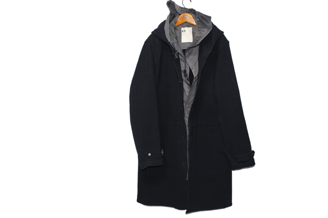 🕷️FINAL HOME Hooded Layered Long Coat 상품이미지1