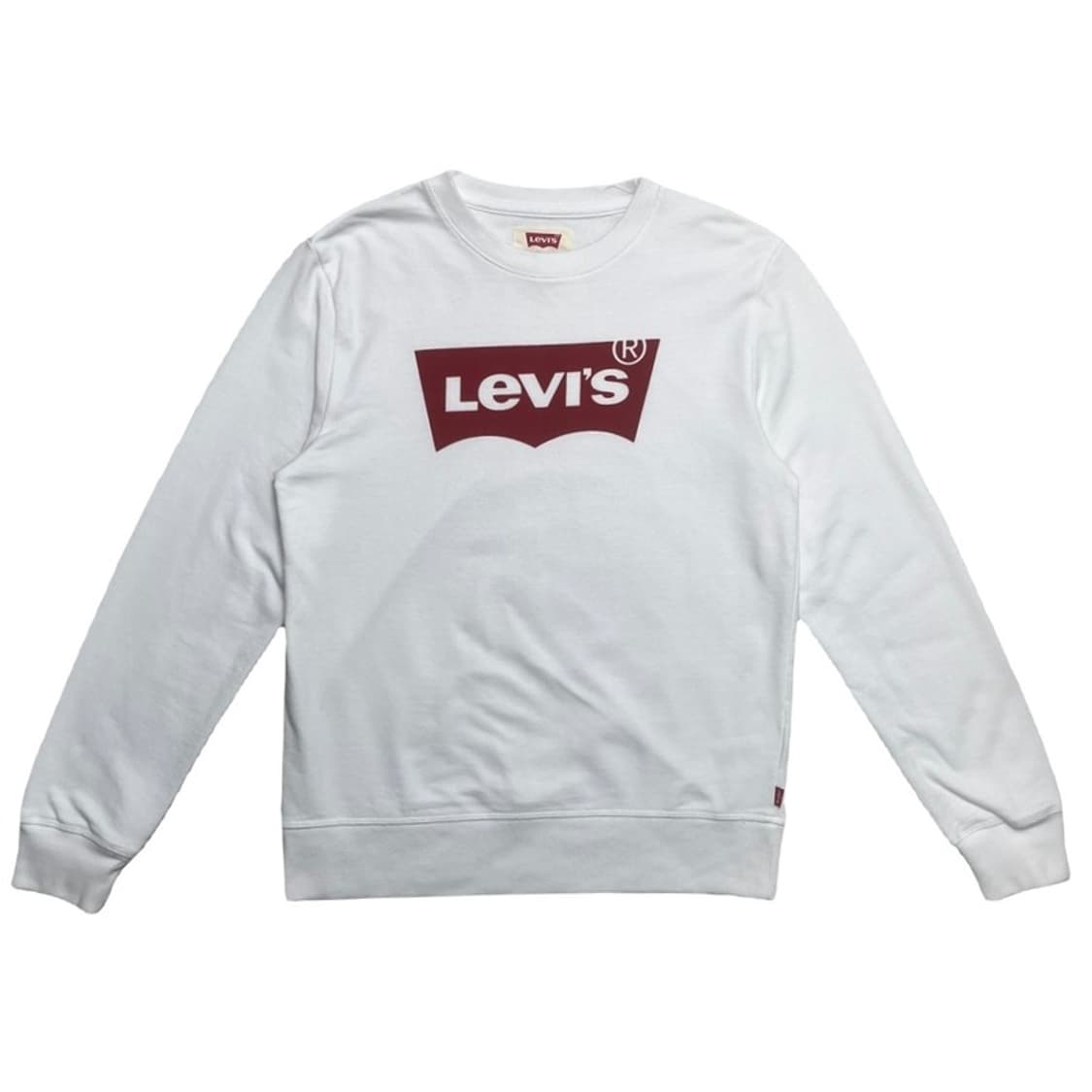 LEVI'S 빅로고 맨투맨 화이트 L 상품이미지1