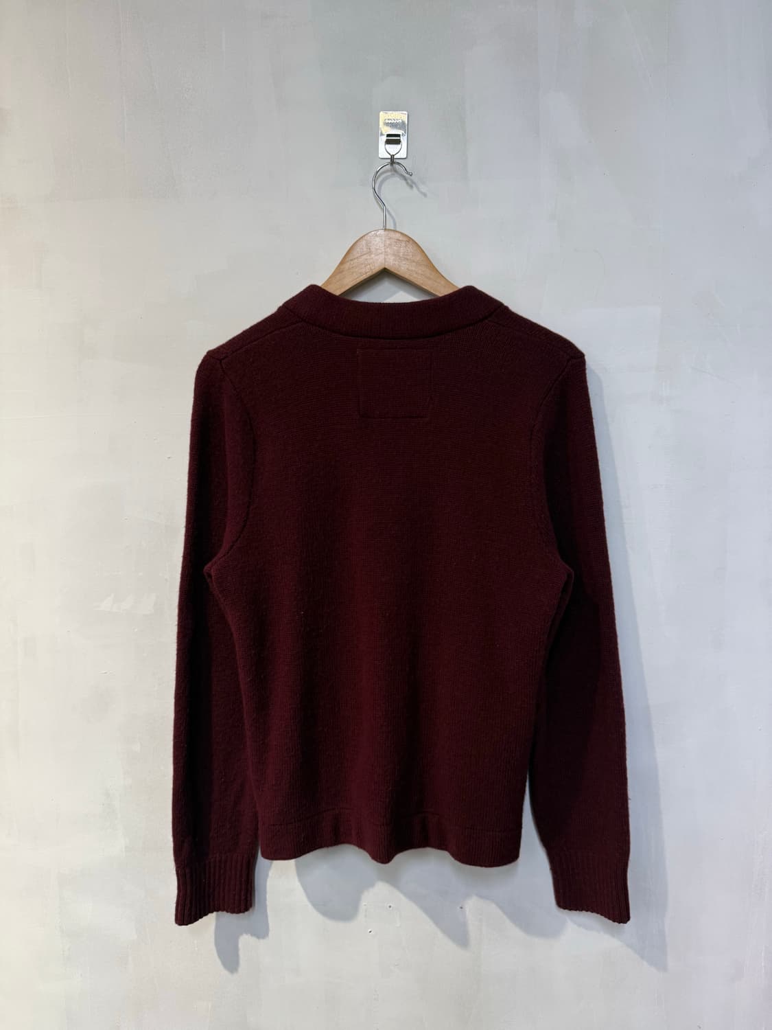 아베크롬비 버건디 가디건 상품이미지4