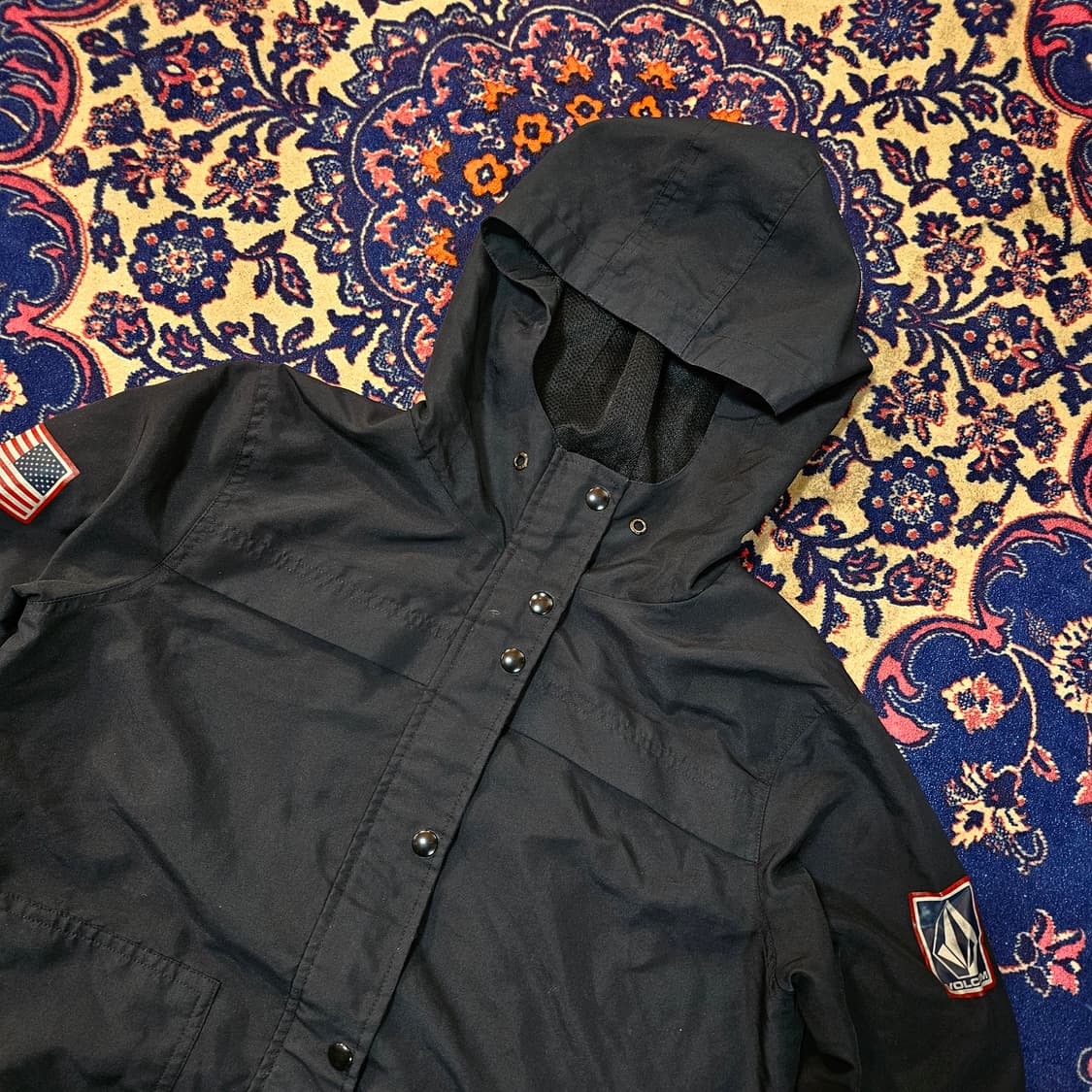 볼컴(VOLCOM) 21FW USA 와펜 자수 바람막이 자켓 M 상품이미지6