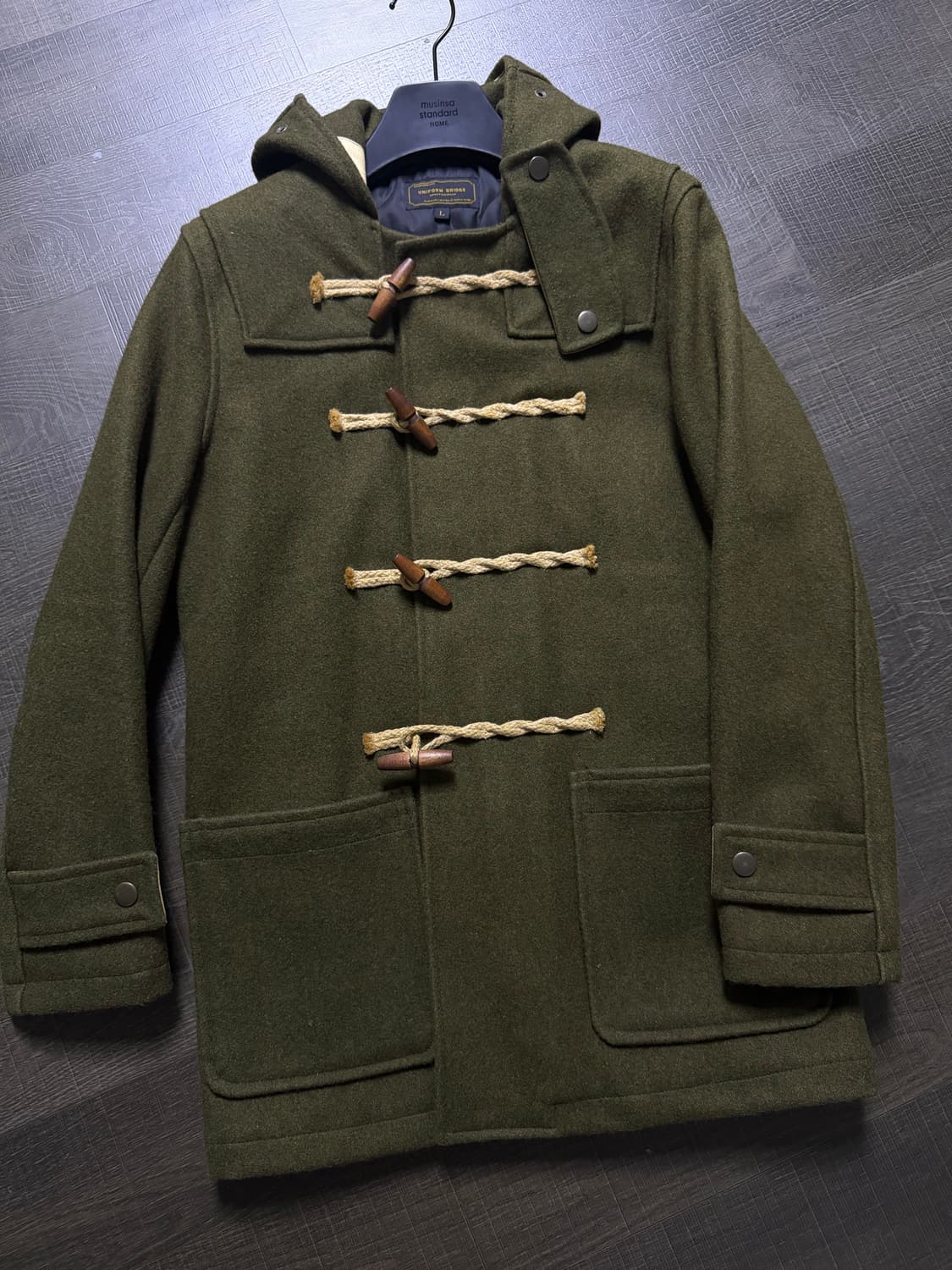 유니폼브릿지 하프 더플 코트 상품이미지1