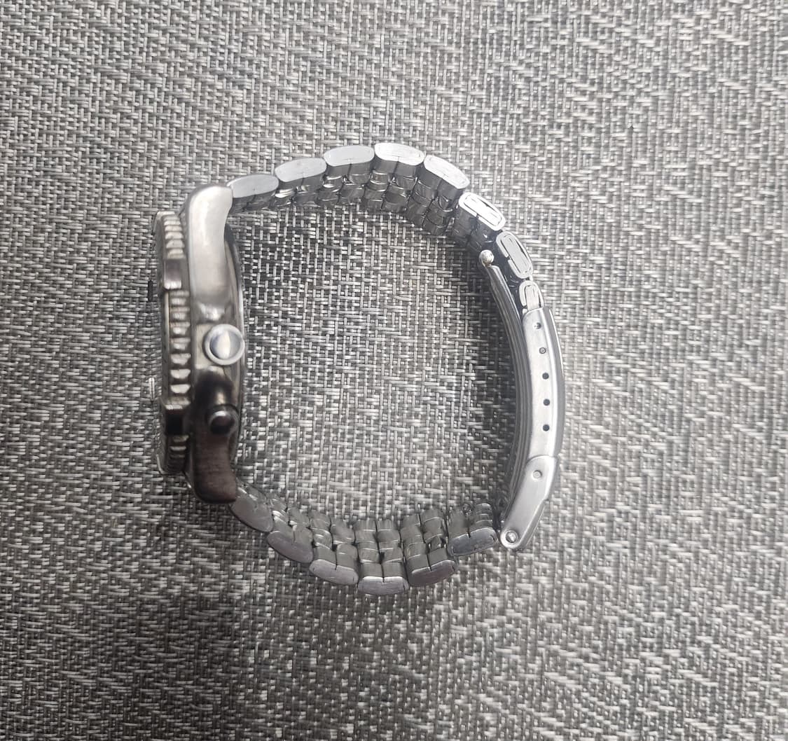 90S 어큐리스트 아나디지 크로노 쿼츠시계 상품이미지7