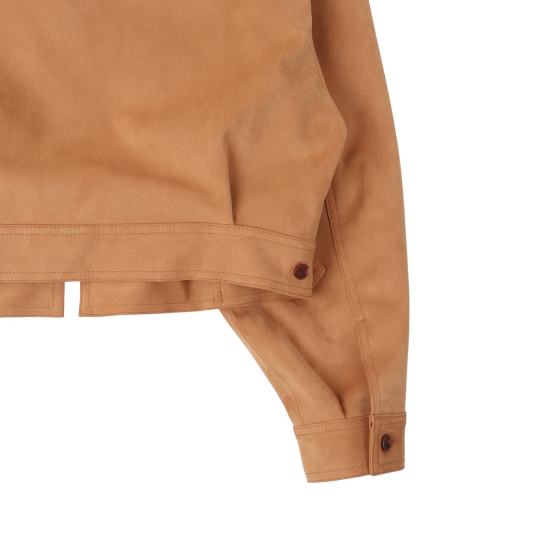 Maybi 메이비 스웨이드 세무 크롭 블루종 자켓 상품이미지7