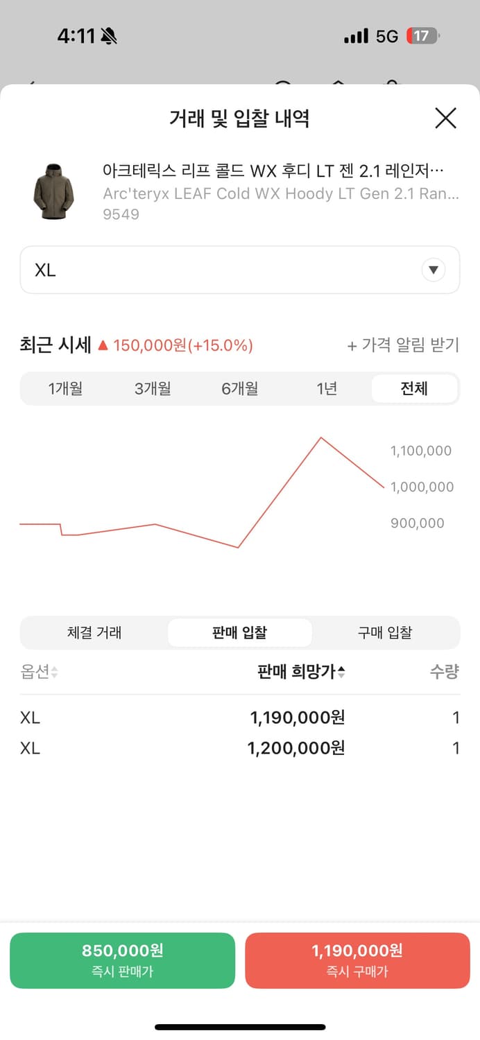 아크테릭스 리프 레인저 그린 2.1  xl 상품이미지2