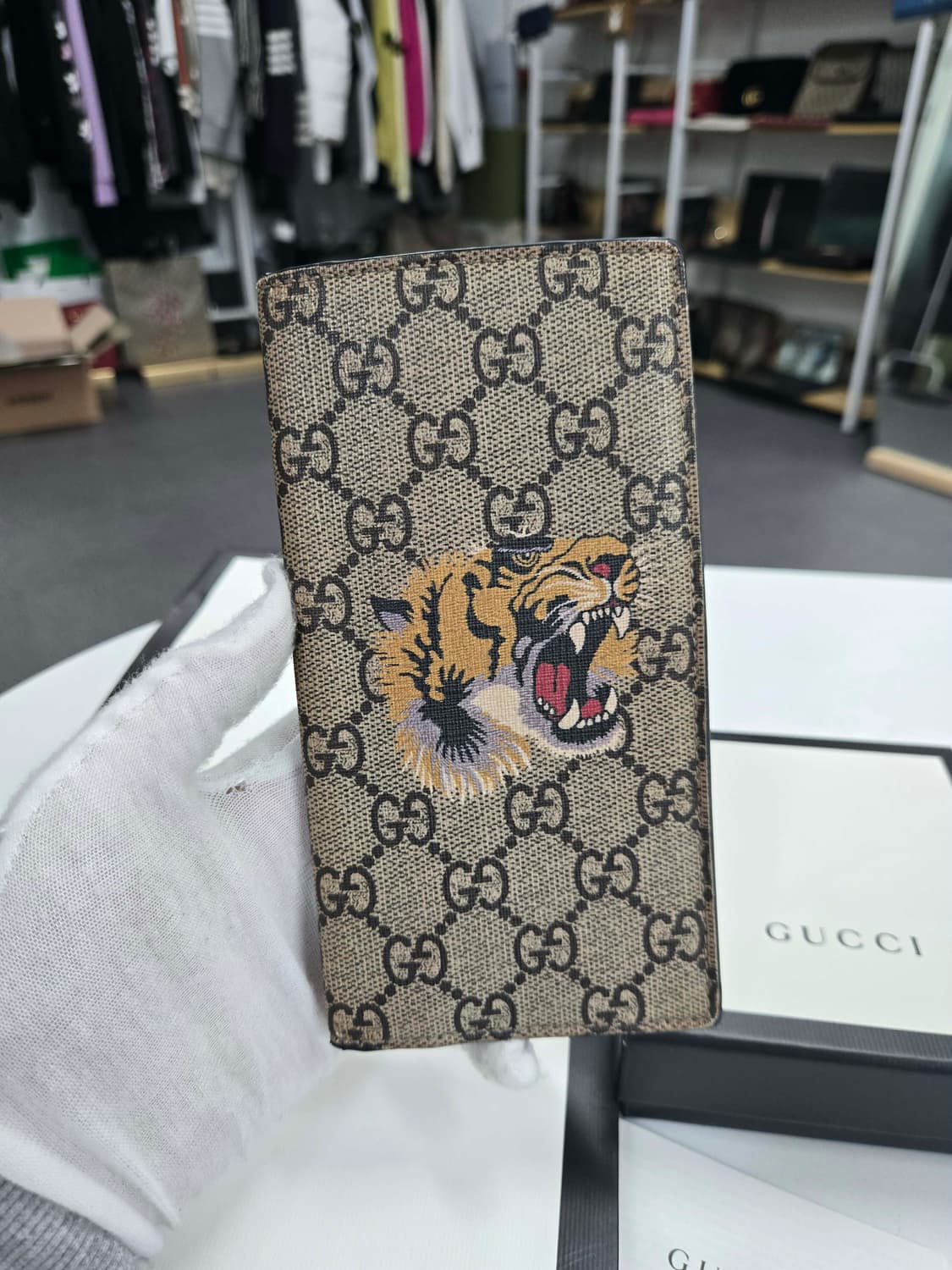 [50%세일] 구찌 타이거 장지갑 상품이미지1