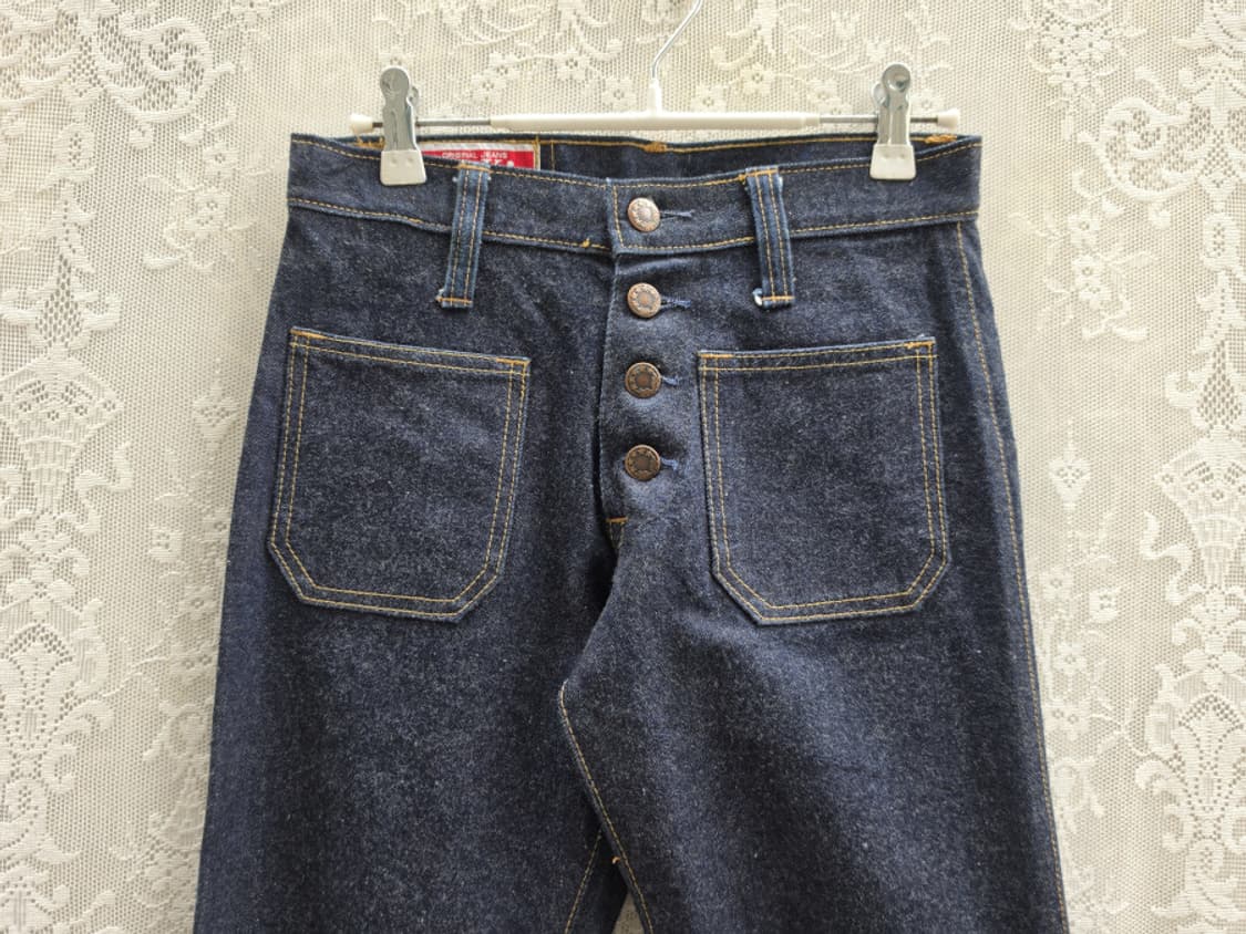 70s 벨바텀 데님팬츠 상품이미지2