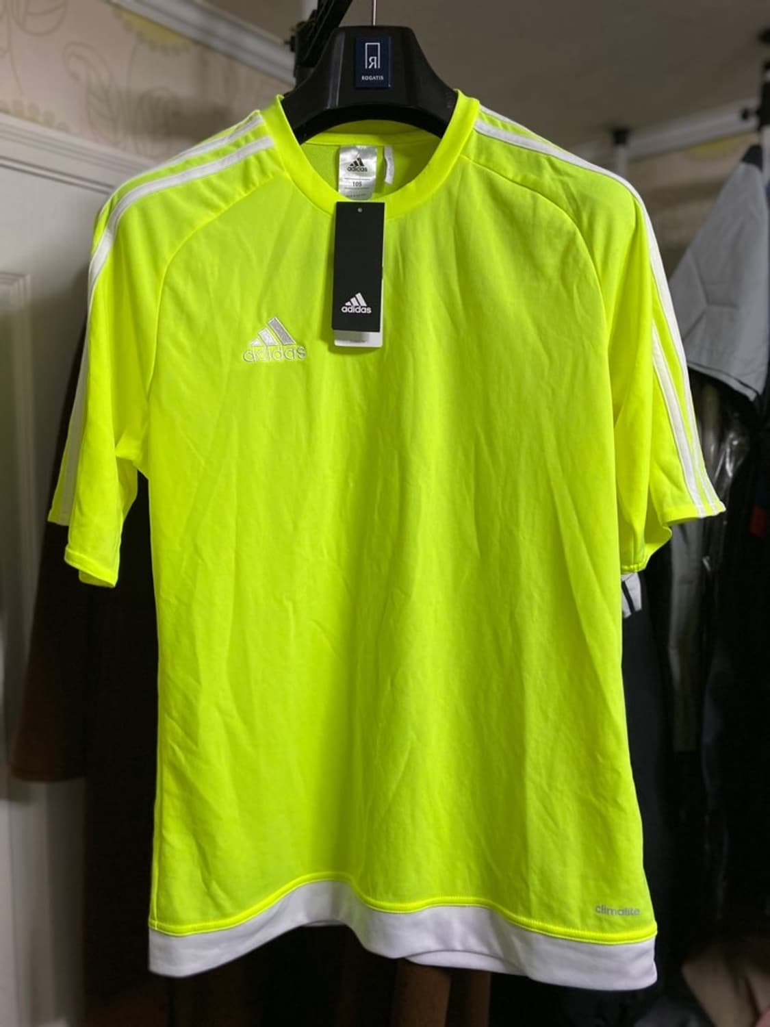 아디다스 클라이마라이트 기능성 라운드넥 티셔츠 형광 상품이미지1