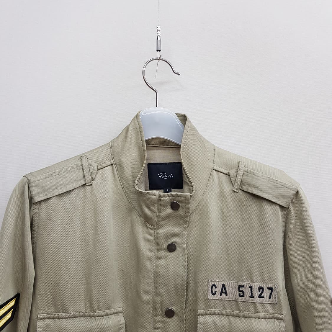 Rails 레일즈 패치 밀리터리 자켓 S사이즈 상품이미지2
