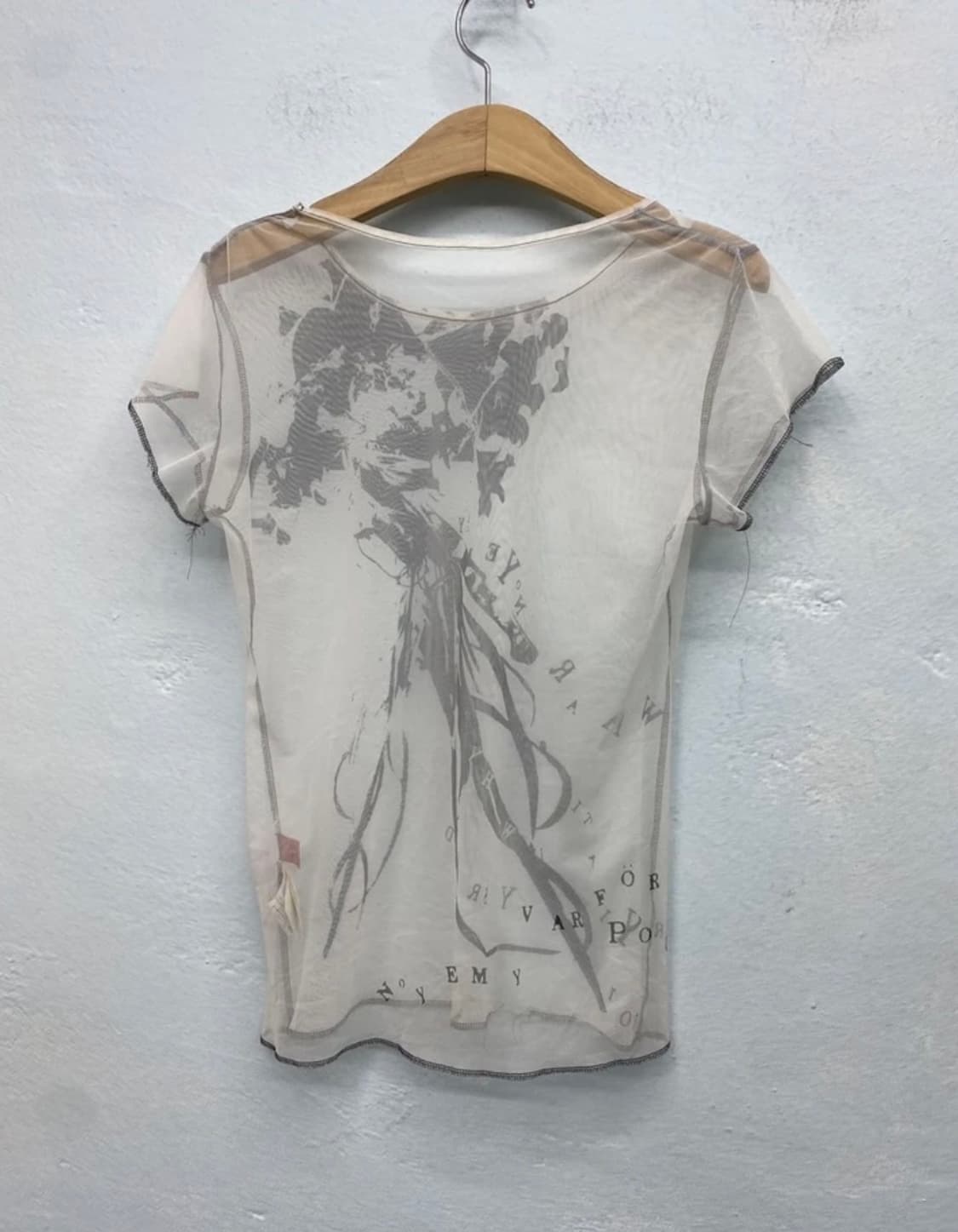 [2710]Yohji Yamamoto sheer mesh top 상품이미지5