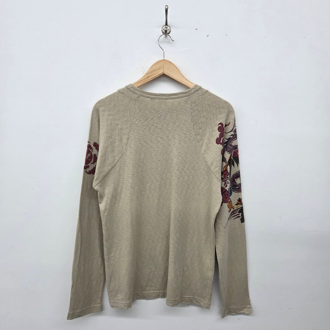 Japanese vintage 일본 빈티지 드래곤 자수 긴팔티 남m 상품이미지7