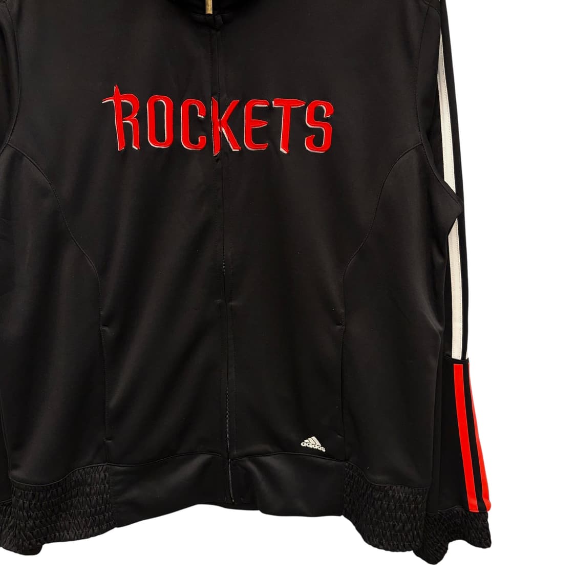 아디다스 X NBA 휴스턴 로키츠 블랙 트랙탑 져지 XL 상품이미지3