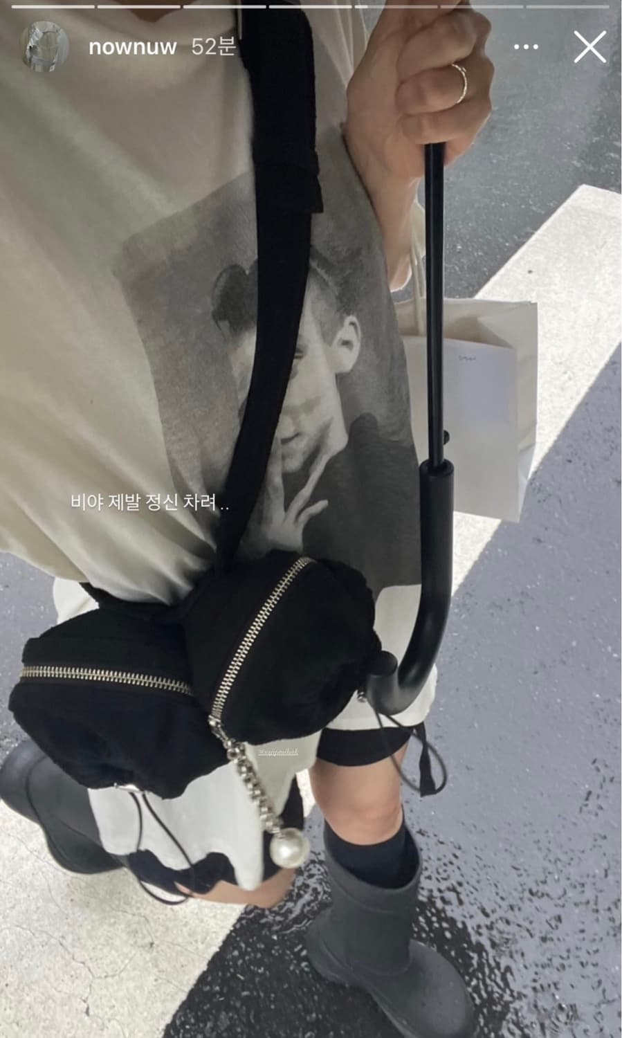 수집미학 벨트백 블랙 상품이미지2