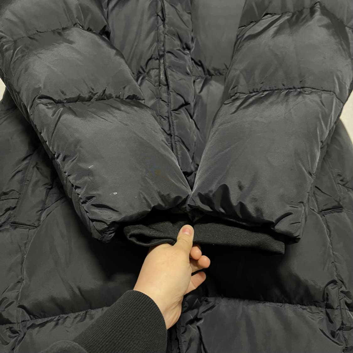 내셔널지오그래픽 블랙 롱패딩 L 상품이미지7