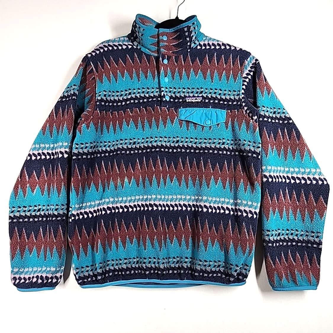 10s 파타고니아 신칠라 스냅티 풀오버 아즈텍 패턴 상품이미지1