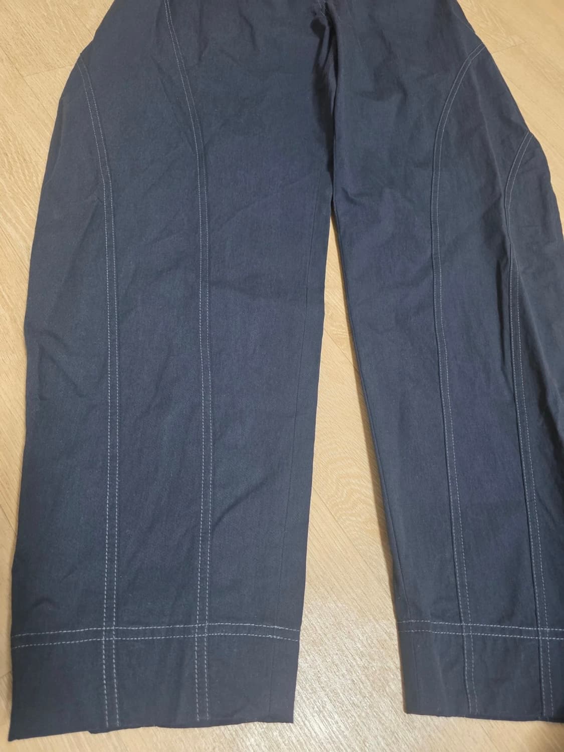 에토스 커브드 팬츠 네이비 S 상품이미지7