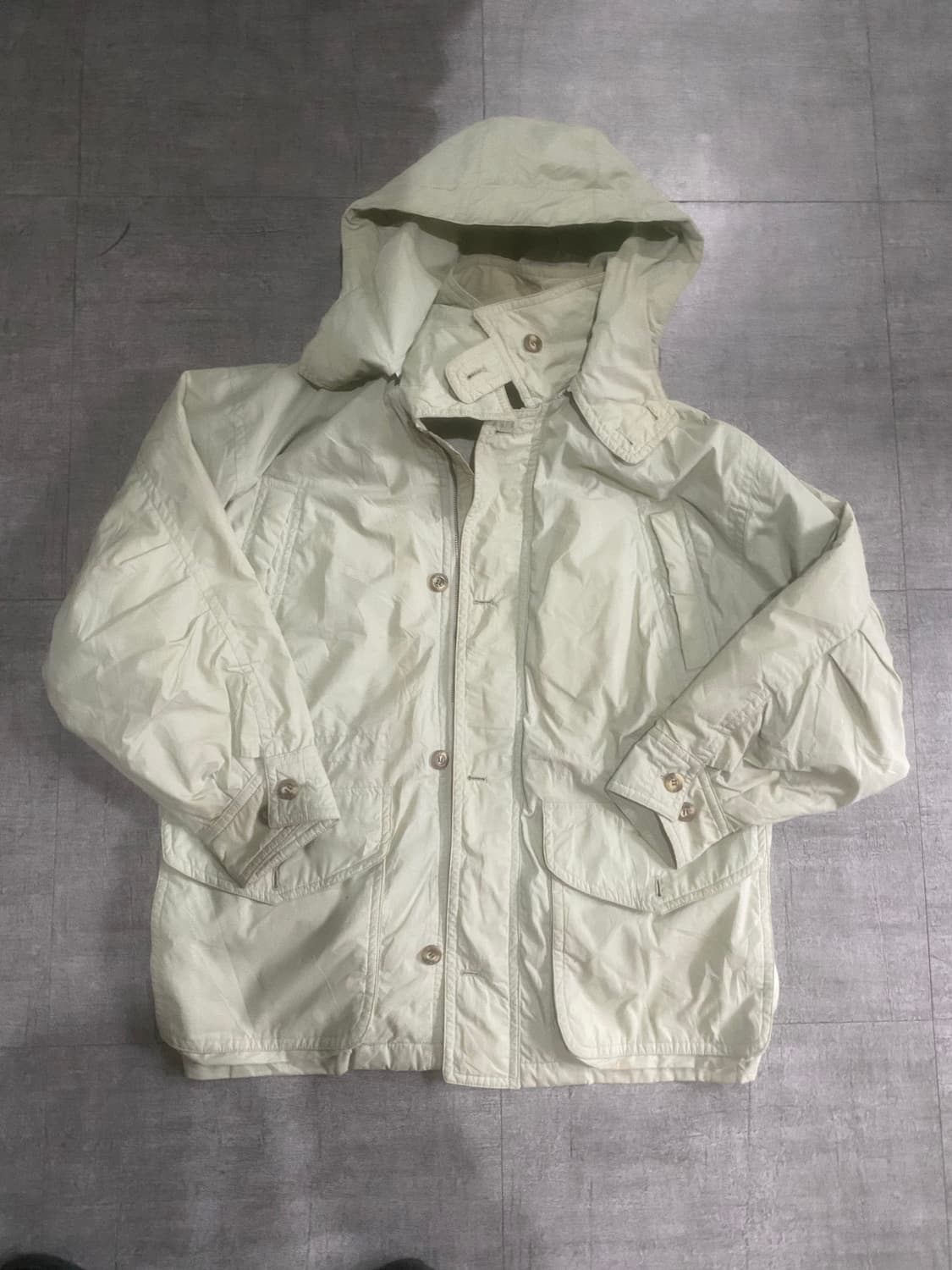 일본빈티지 Heff 올드스쿨아메카지 사파리봄버후드자켓 상품이미지1