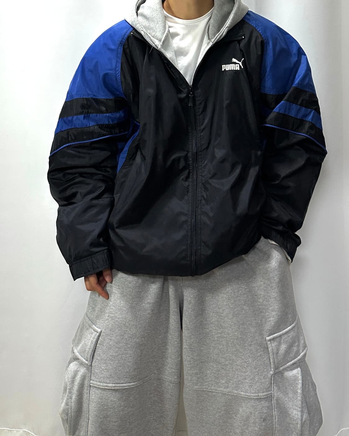Puma 퓨마 올드스쿨 배색 바람막이  상품이미지1