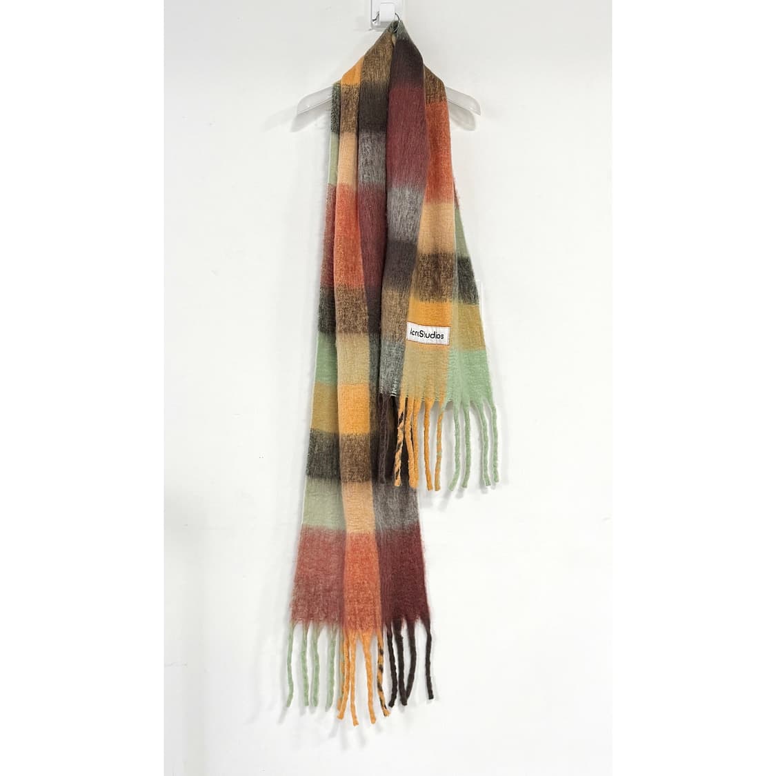 아크네스튜디오 모헤어 체크 머플러 상품이미지8