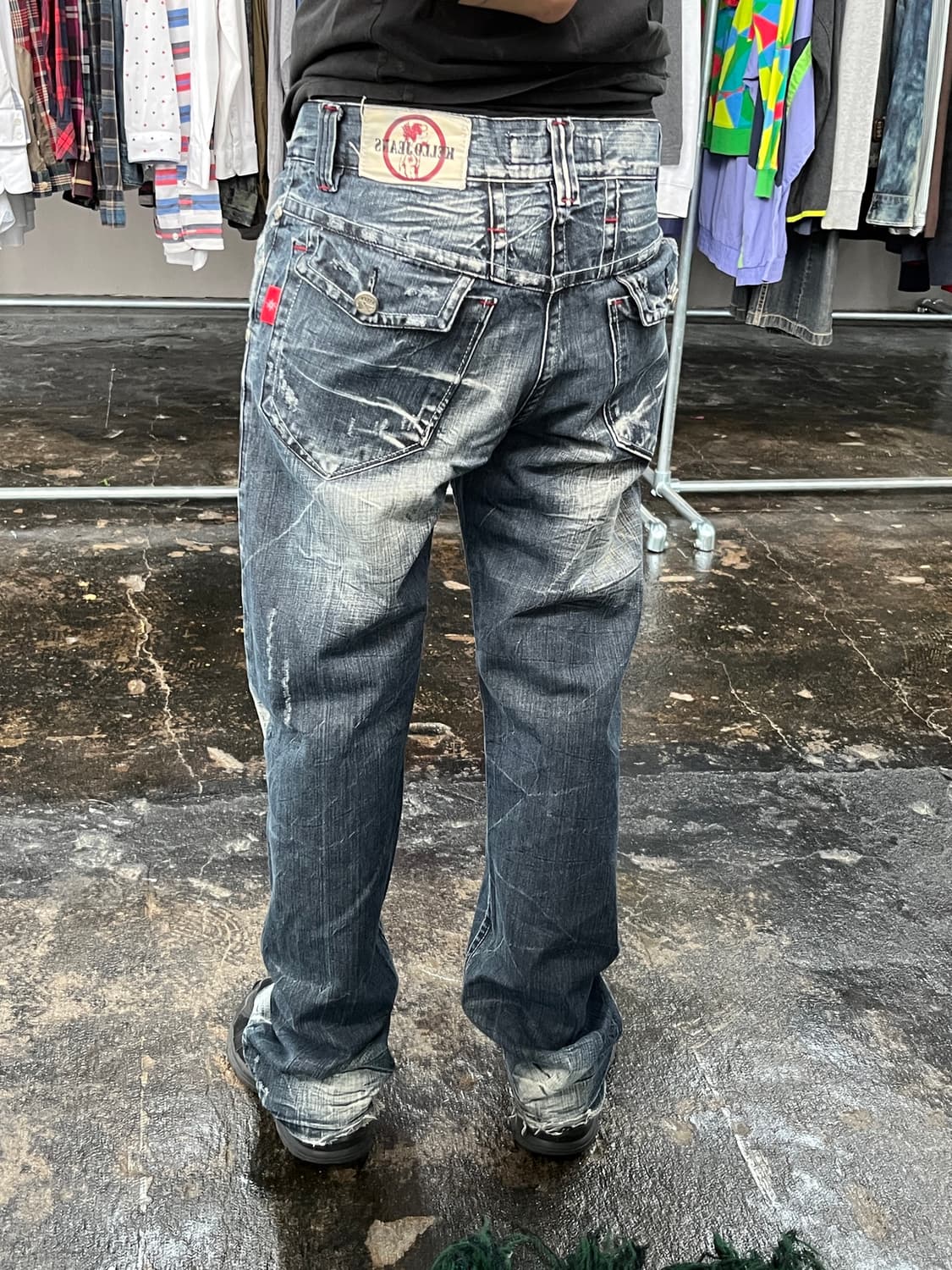 KELLO JEANS Y2K 데님 팬츠 상품이미지3