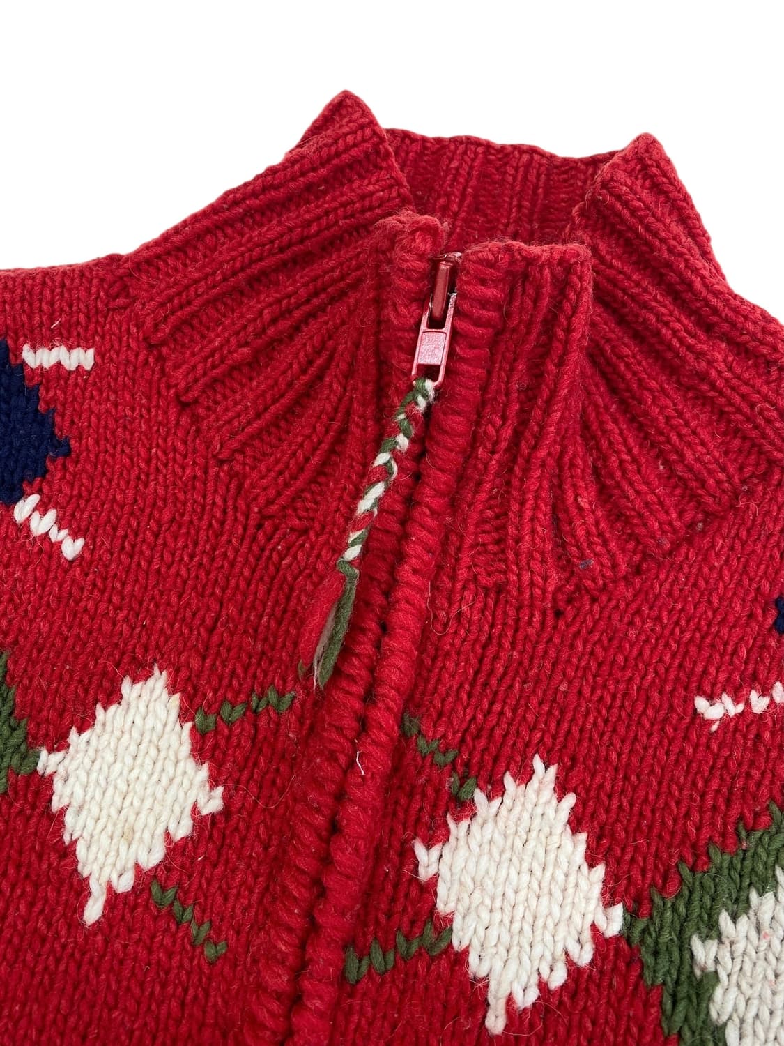 Frantic 핸드니트 울 집업 스웨터 상품이미지4