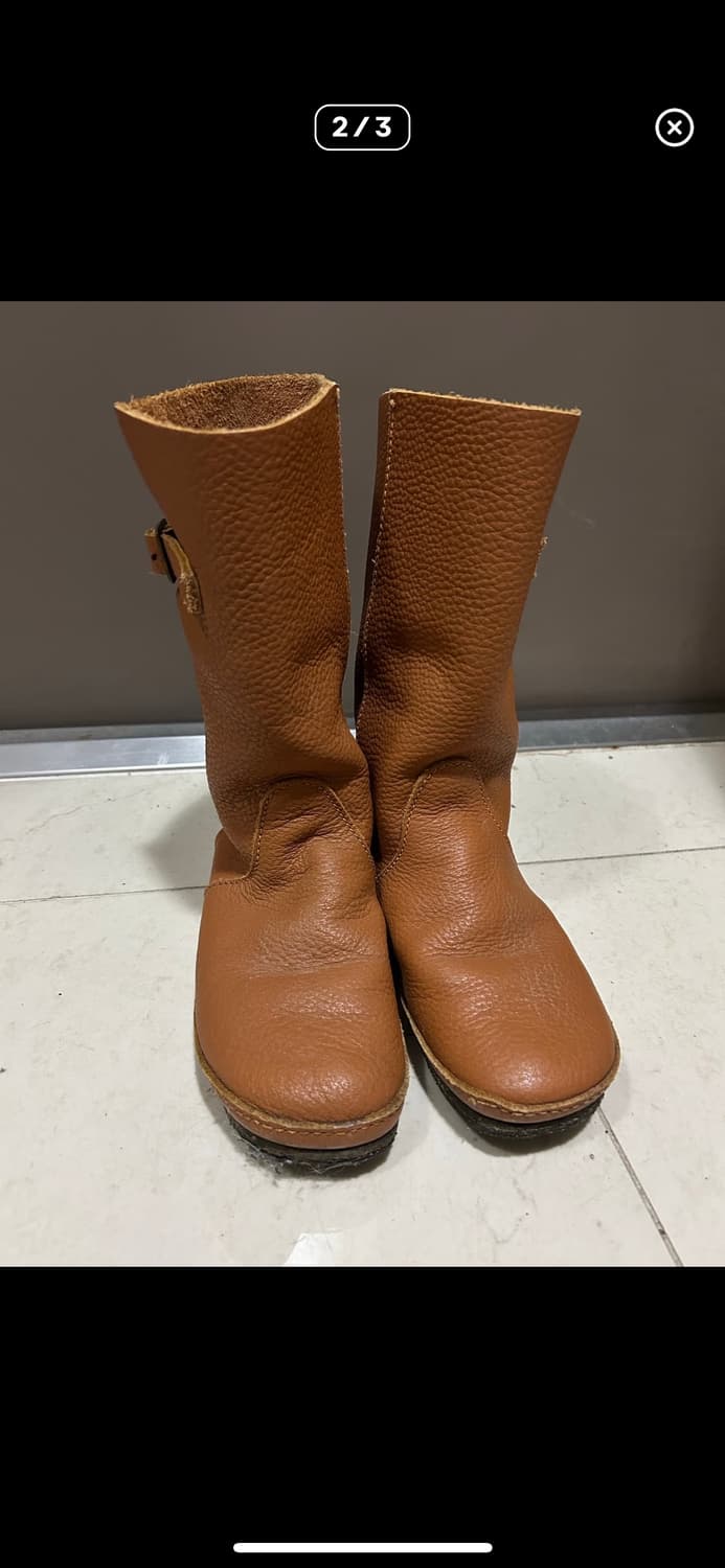 꼼데가르송st 브라운 빈티지 부츠 상품이미지2