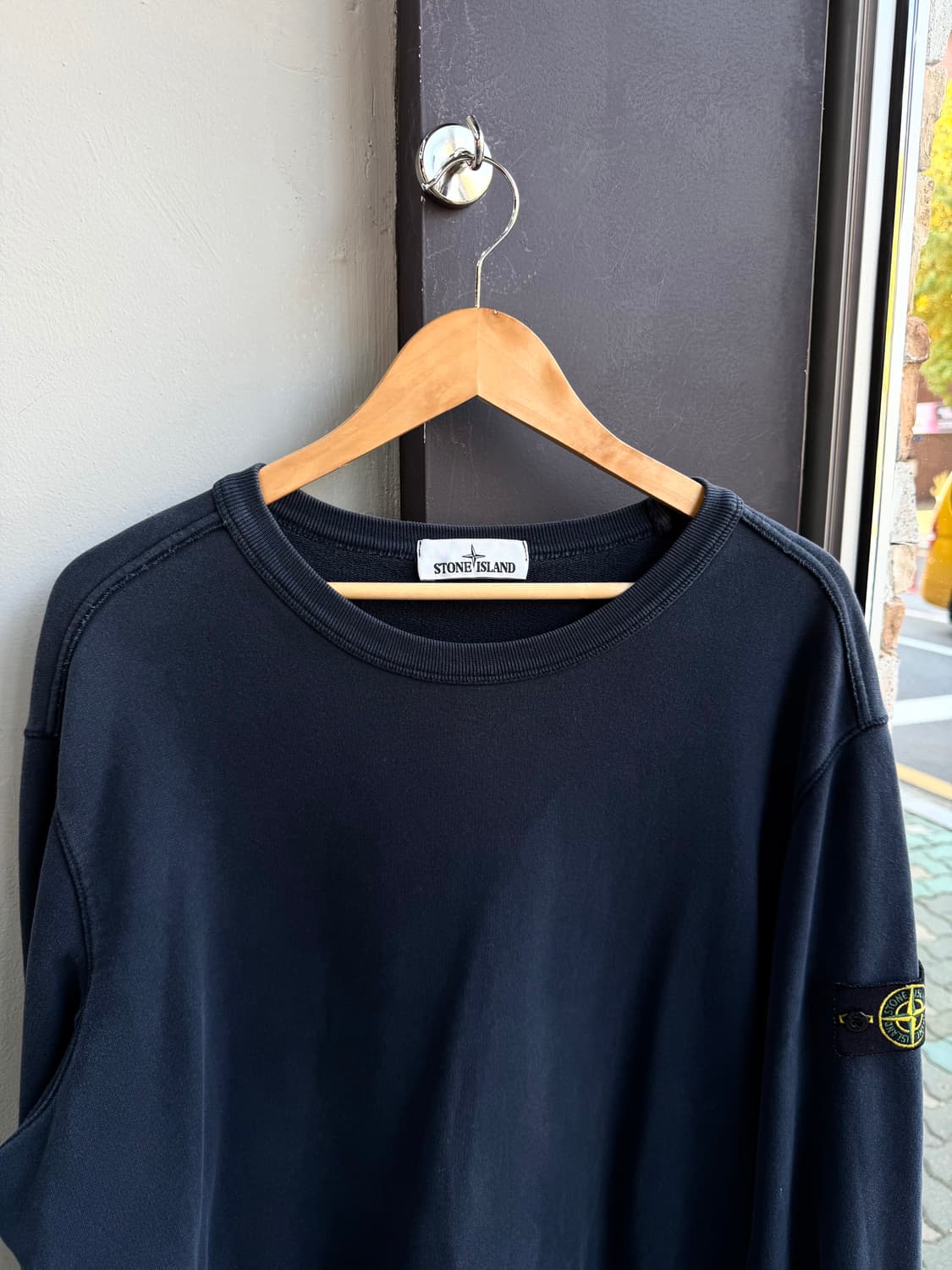 XXL/ 스톤아일랜드 기모 와펜패치 클래식 맨투맨 상품이미지3