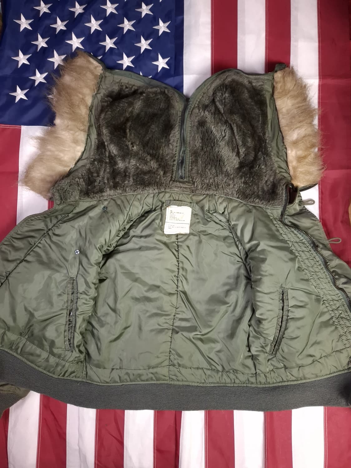 오리지날 80's 미공군 알파사 N-2B 항공자켓 상품이미지9