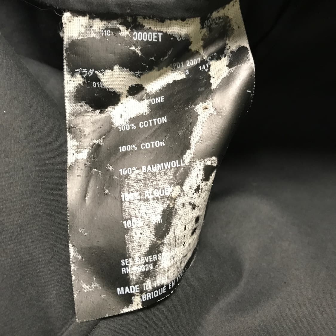 프라다 셔츠 블랙 38(W) 상품이미지5