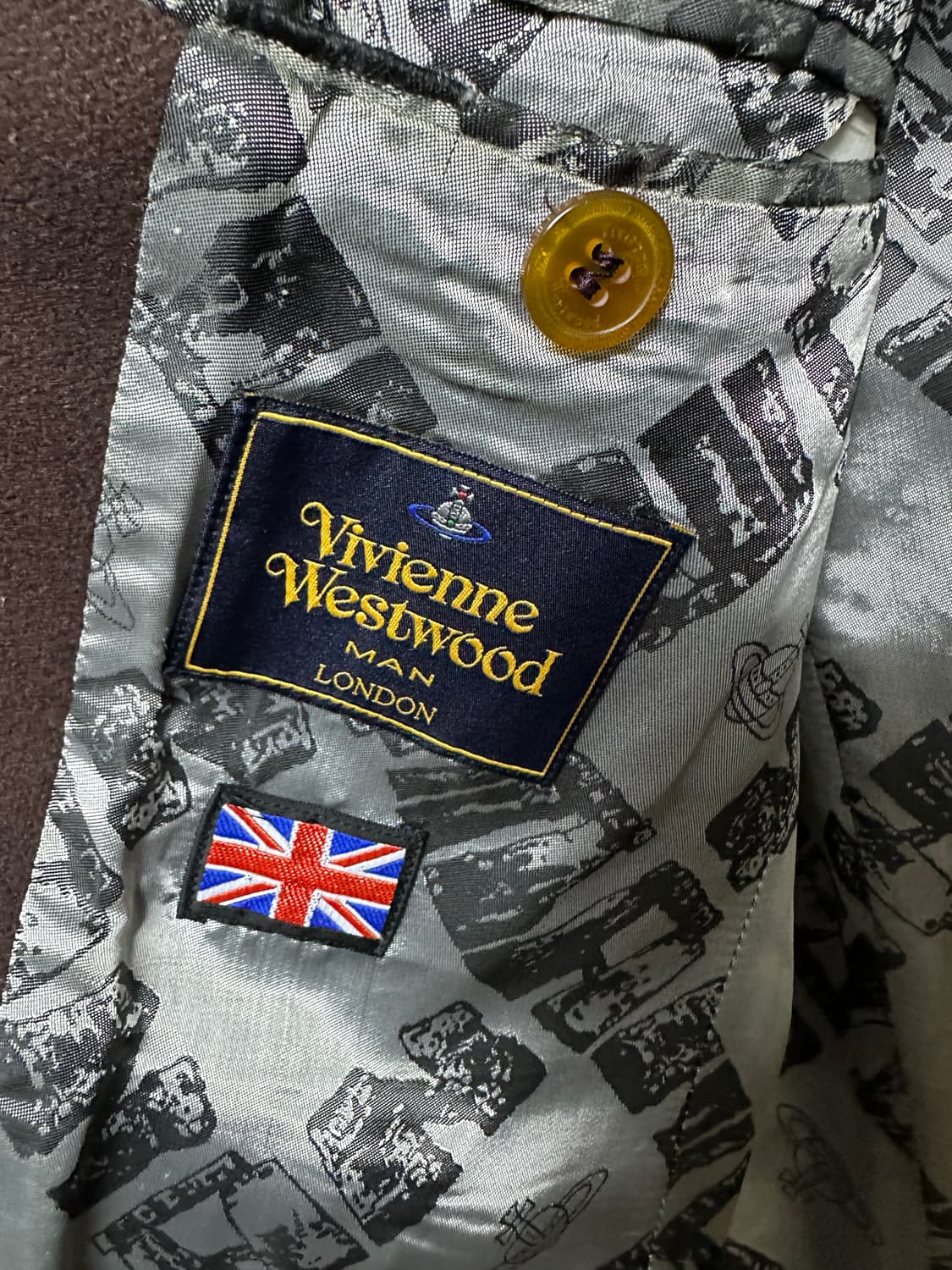 비비안웨스트우드 맨 13aw 울 지퍼 코트 50 상품이미지5