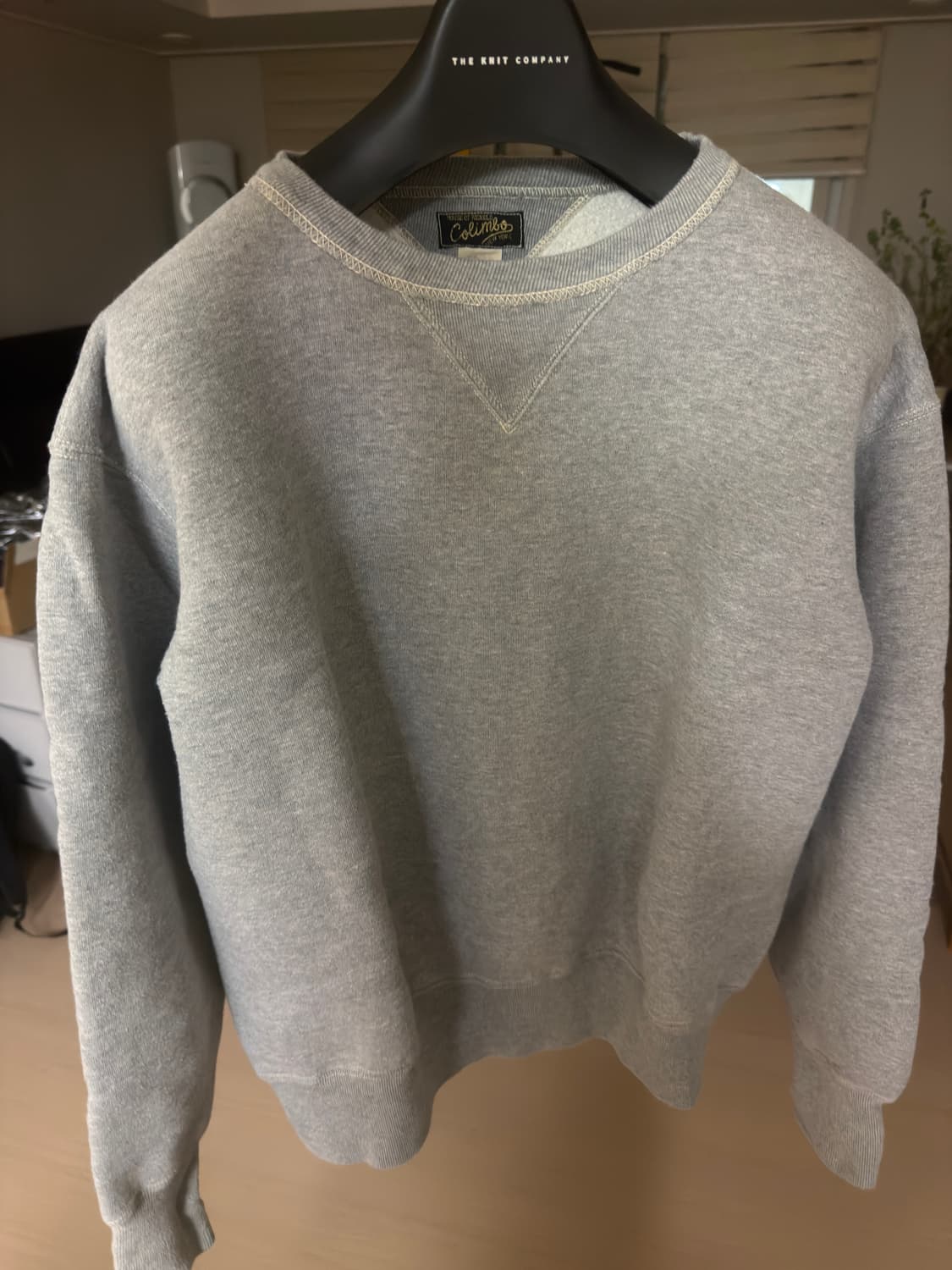 콜림보 플레인 스웻 셔츠 그레이 L 상품이미지1