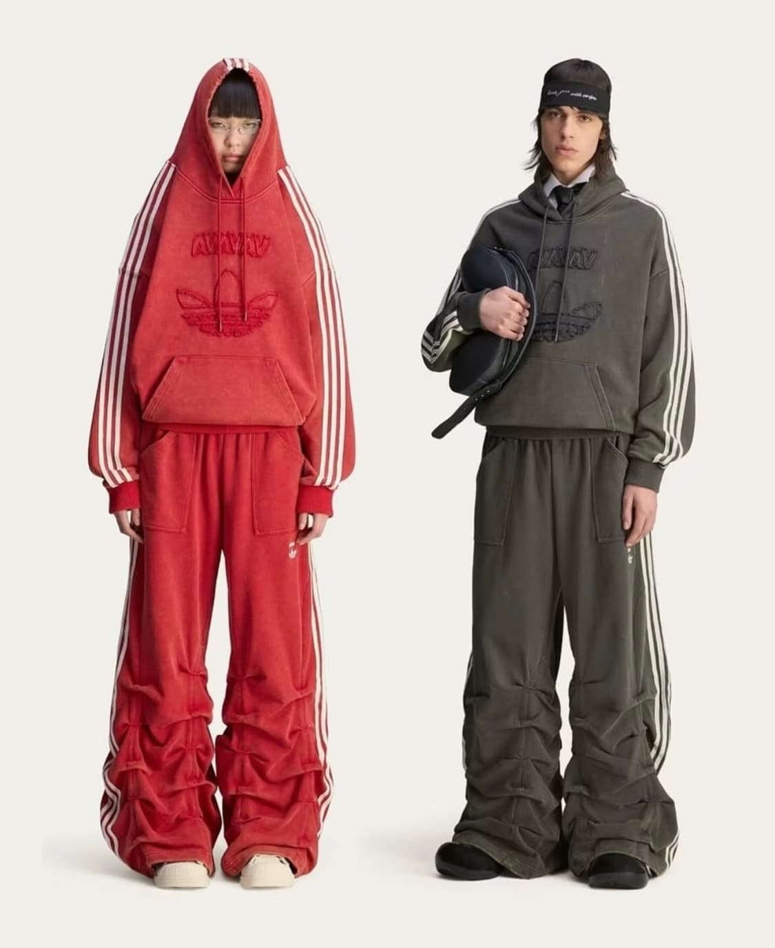 새상품 avavav X 아디다스 콜라보 팬츠 s 상품이미지4