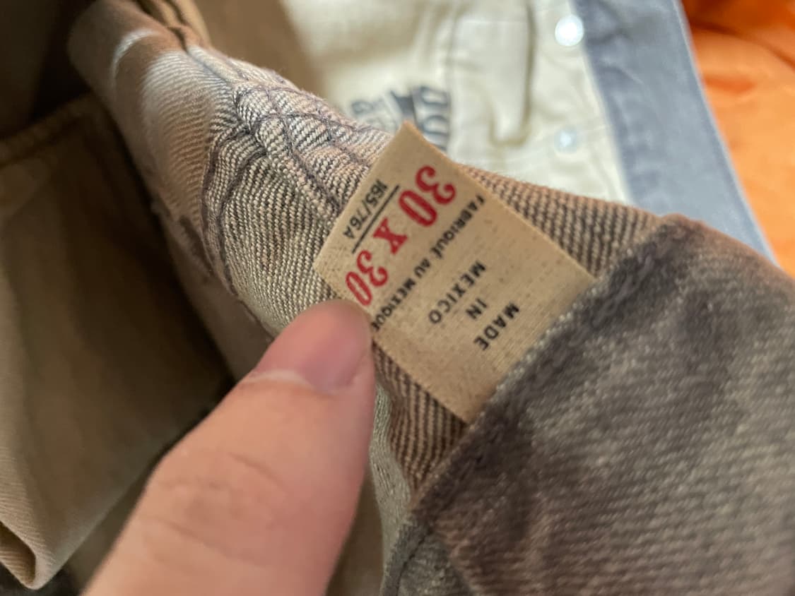 더블알엘 슬림내로우 클라우디 진 30사이즈 상품이미지4