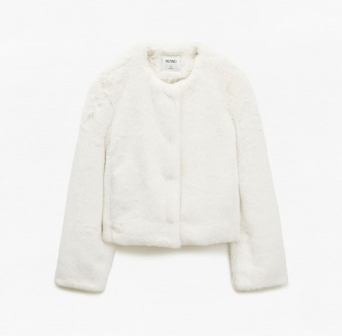 택O 새 상품 미쏘 아이보리 크림 퍼자켓 S사이즈 상품이미지1