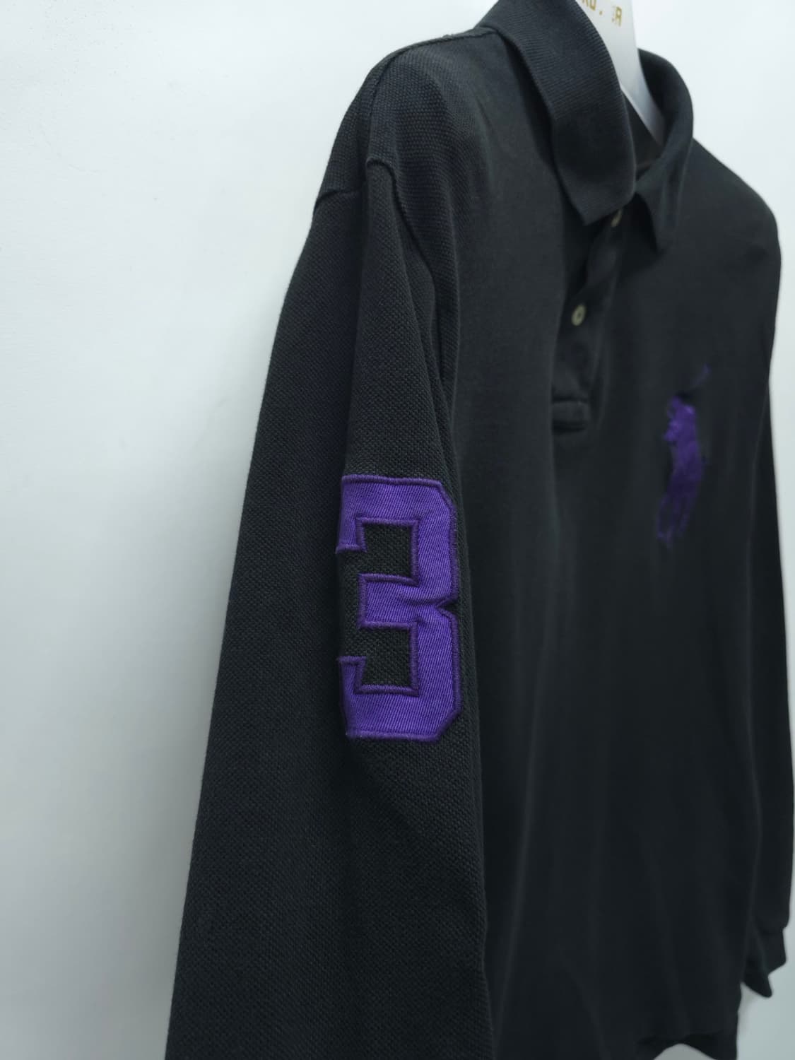 폴로 랄프로렌 남성 빅포니 긴팔 카라티 (블랙/95) 상품이미지5