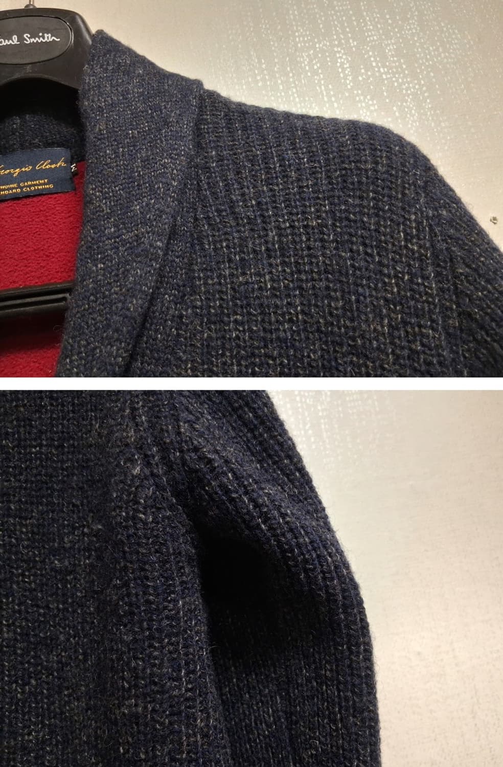 Giorgio clash 솔카라 울니트가디건 폴나폴리스 안김 두툼 95 상품이미지3