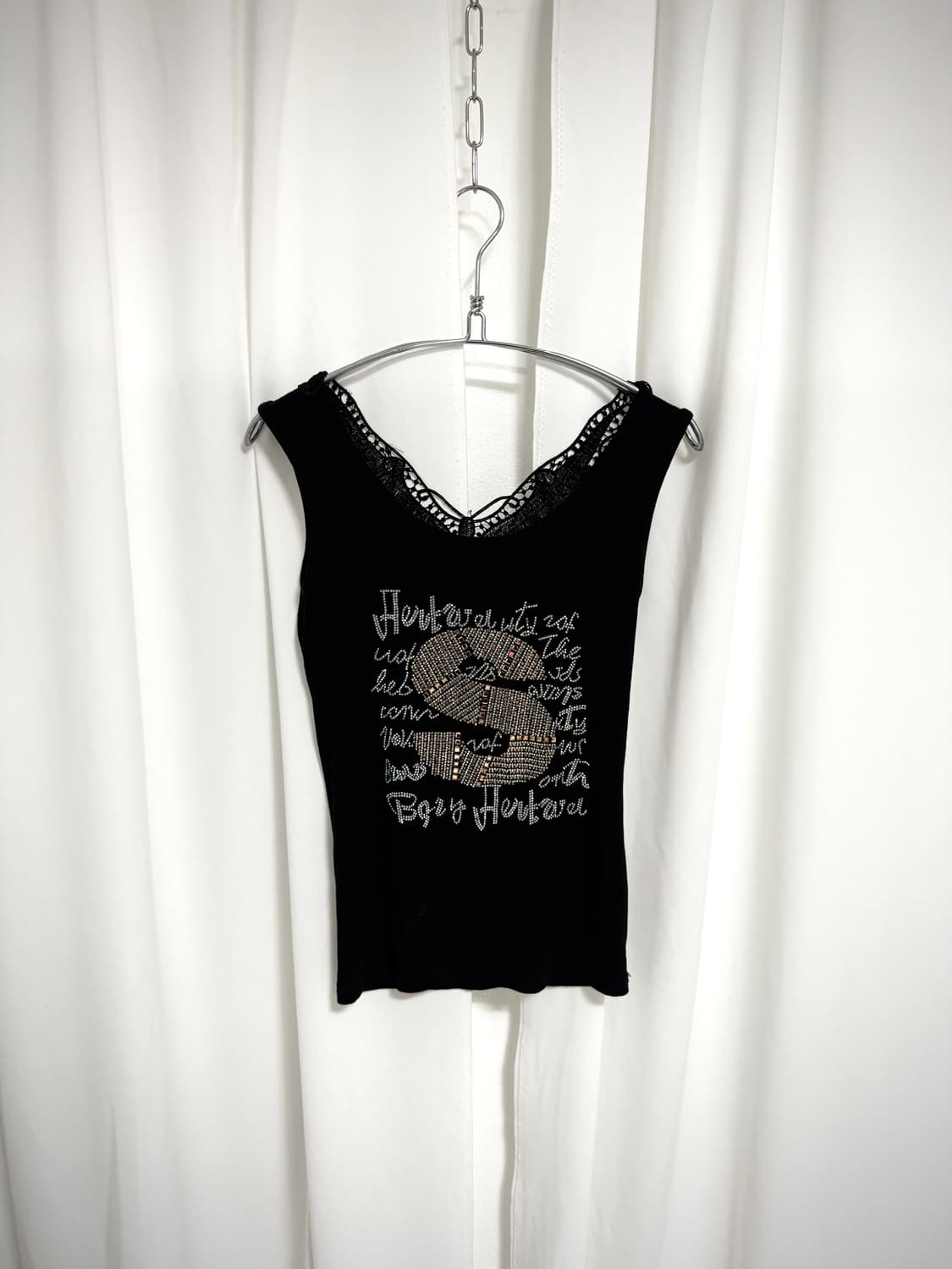 Back crochet sleeveless 상품이미지3